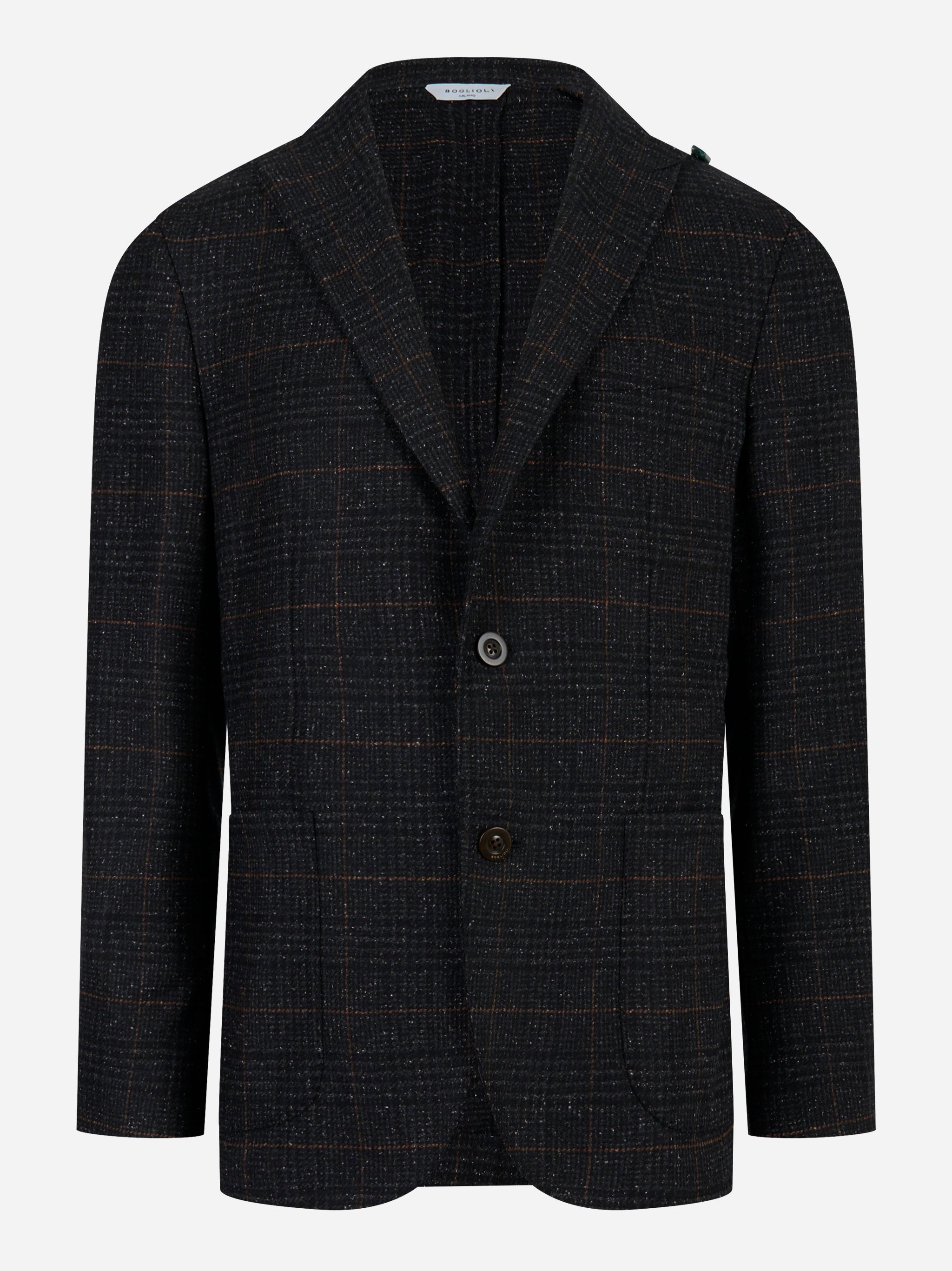 Blazer monopetto in lana Nero