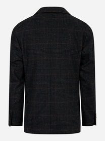 Blazer monopetto in lana Nero