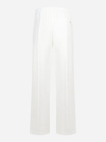 Pantalone jogger Marisol in viscosa bianco
