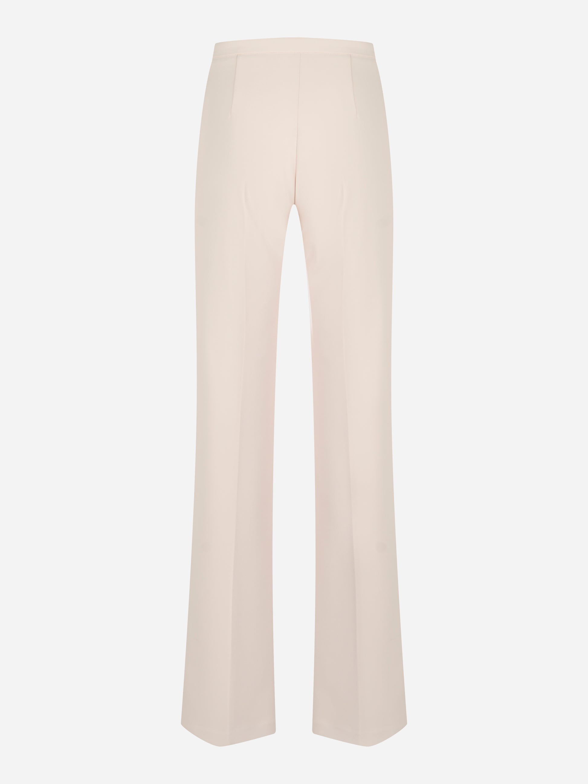 pantalone in doppio crepe Bianco