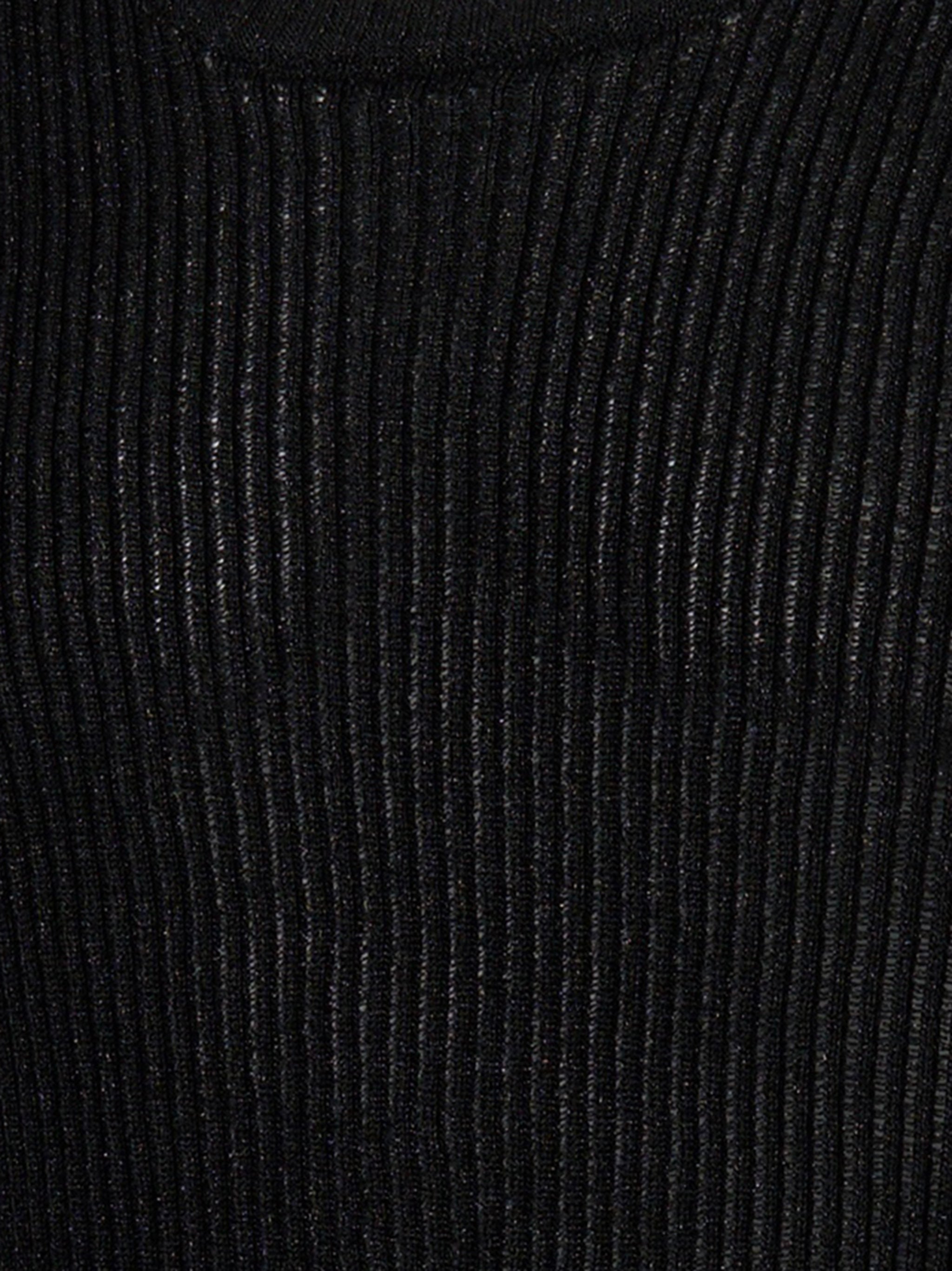 Gilet in viscosa Nero