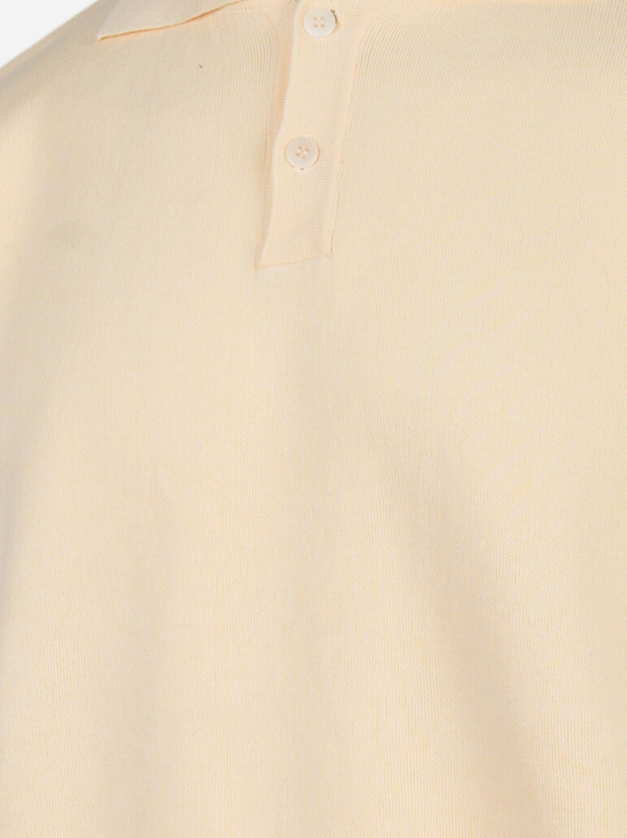 Polo manica corta oversize Bianco
