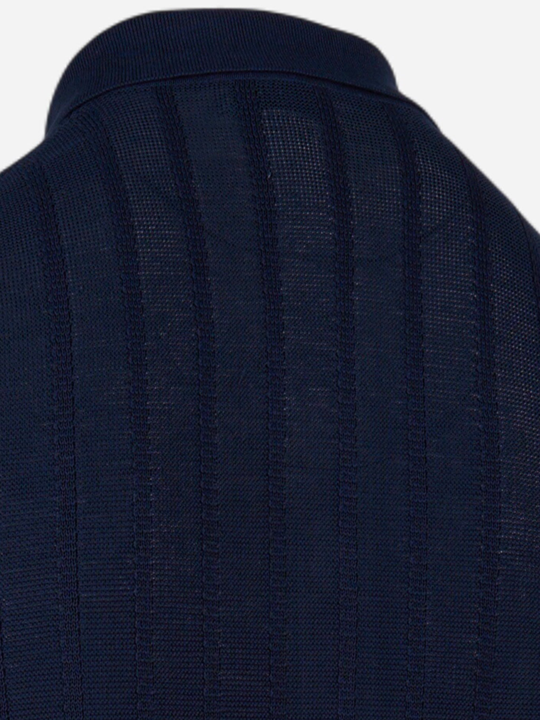 Polo camicia in cotone Blu