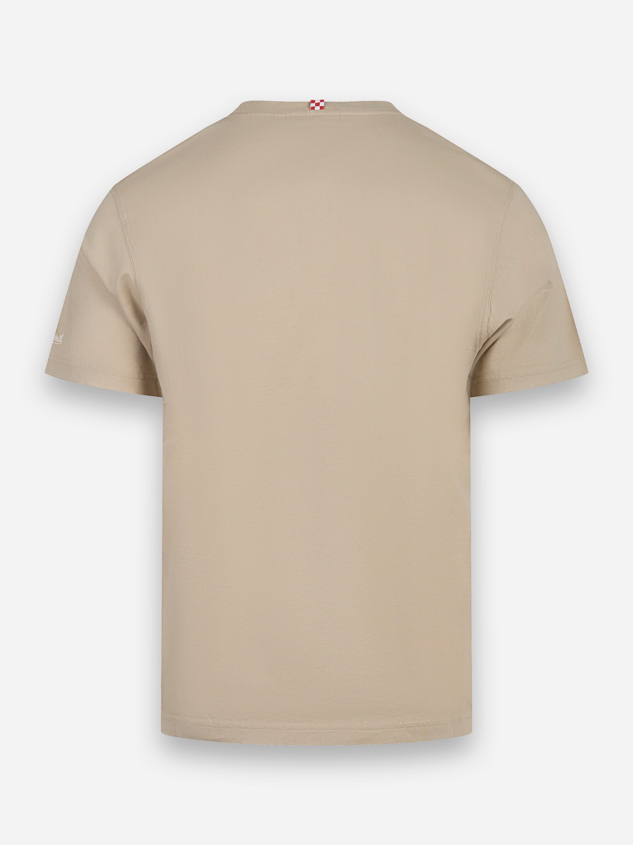 T-shirt Dover girocollo in cotone Beige