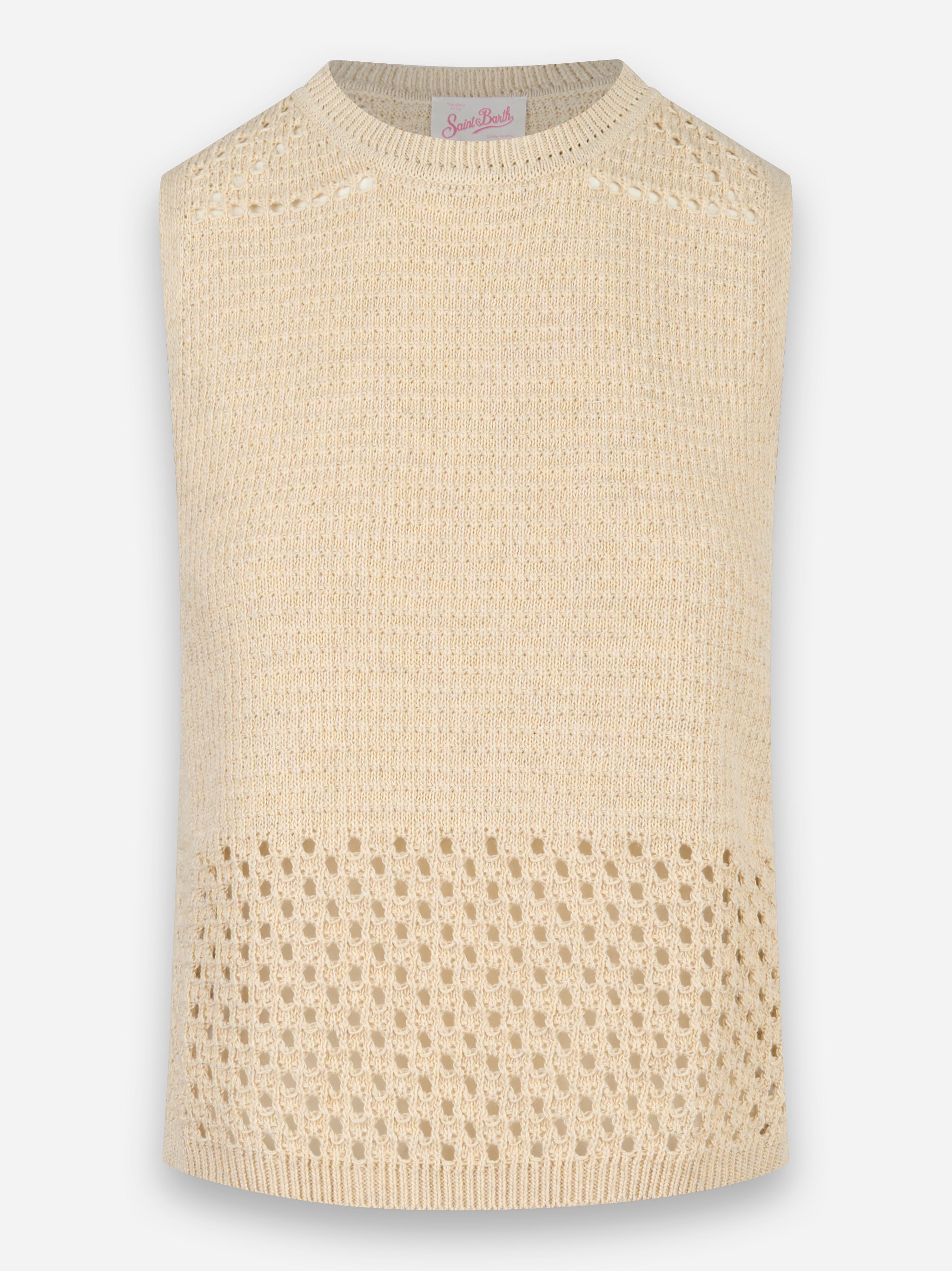 Gilet Aire in cotone Beige