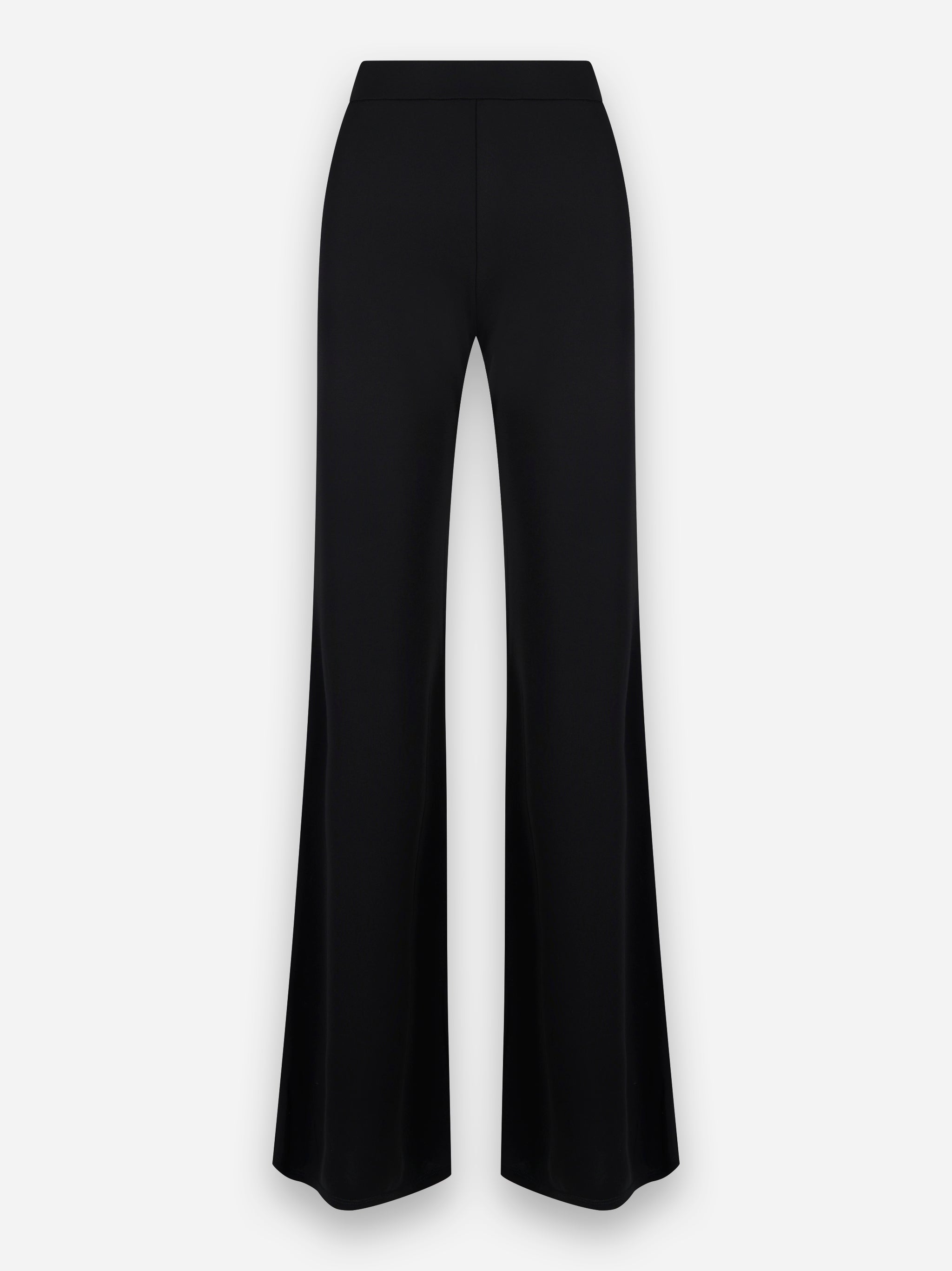 Pantalone flare Gaia in jersey Nero