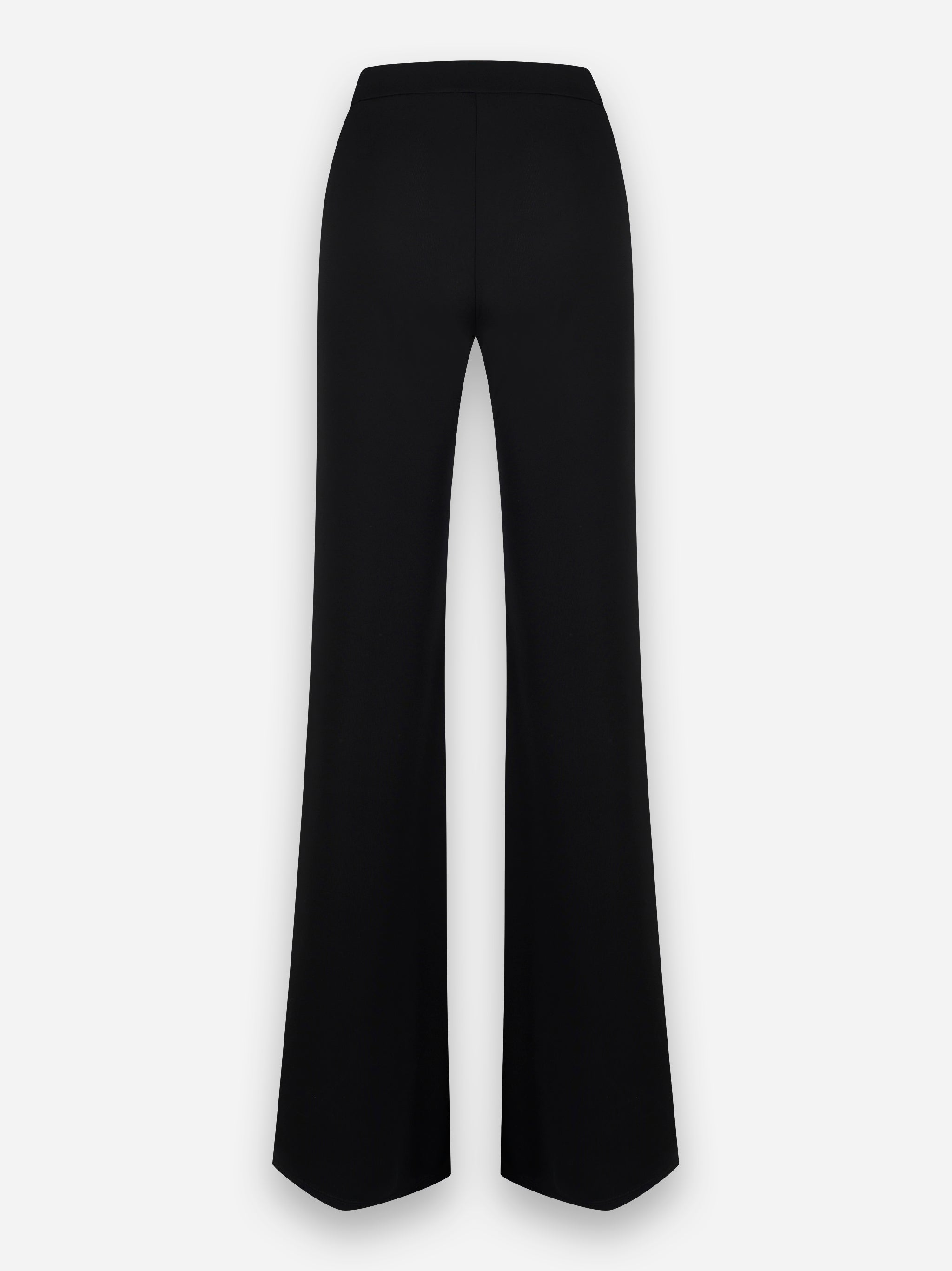 Pantalone flare Gaia in jersey Nero