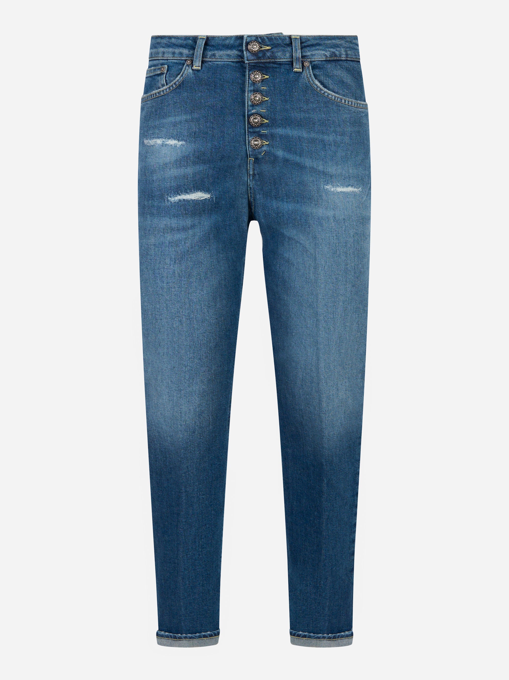Jeans Koons loose fit in denim stretch Blu