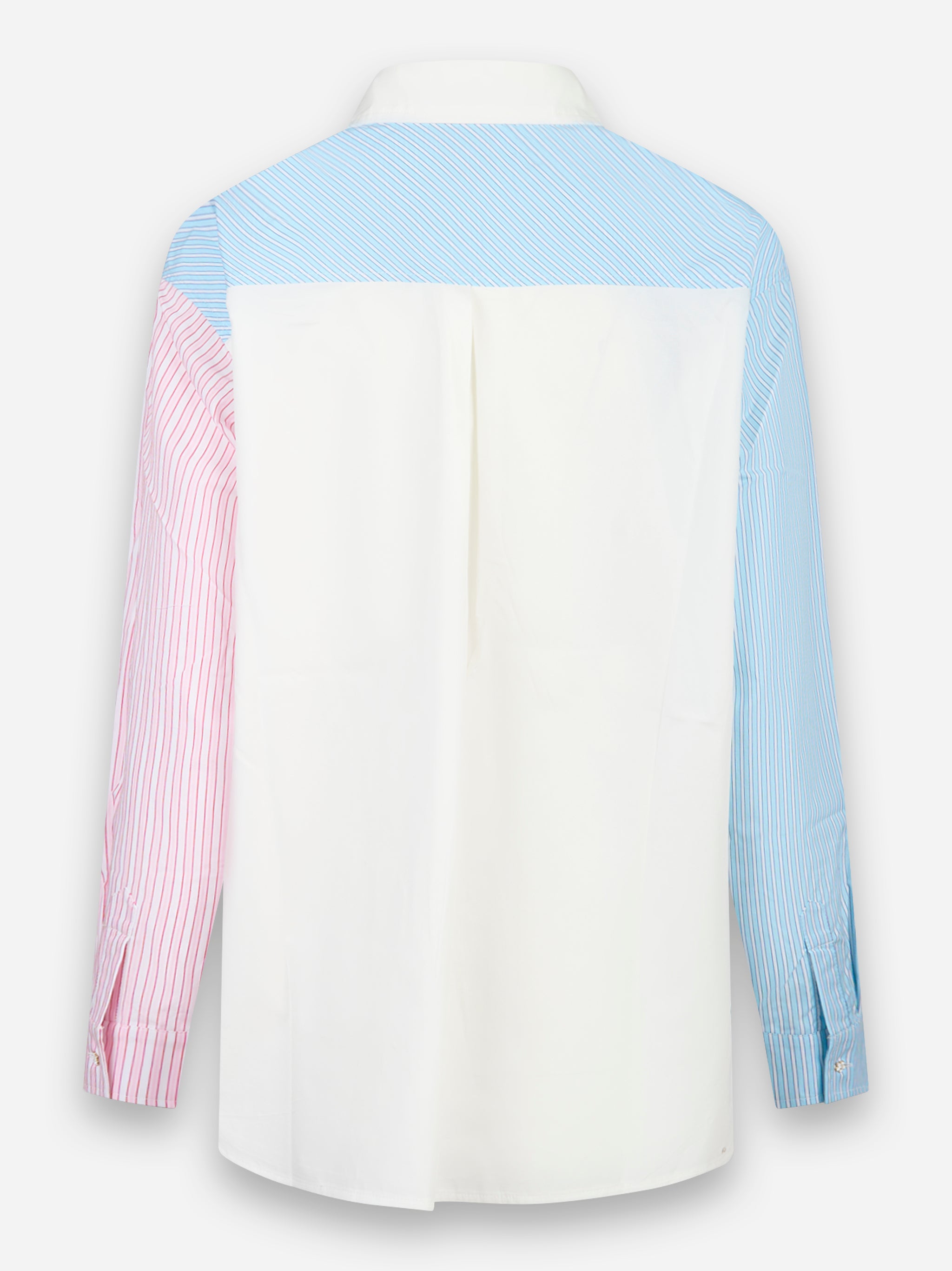 Camicia manica lunga con stampa floreale Bianco