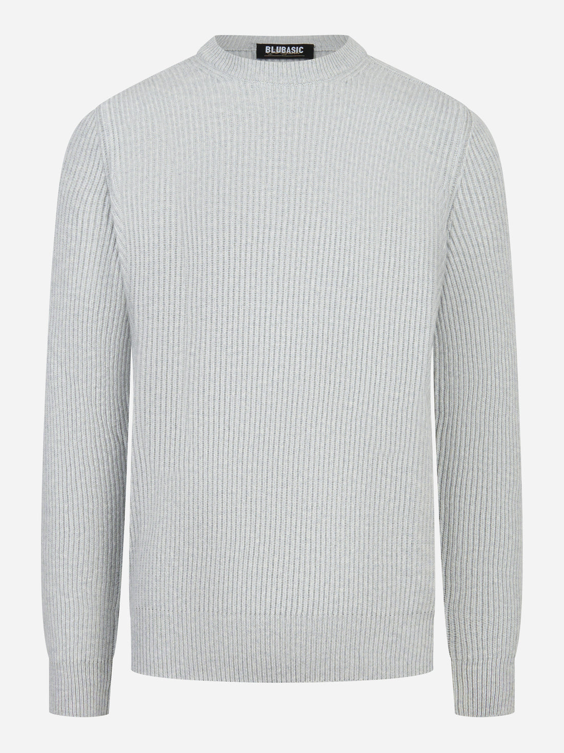 Maglia girocollo costa inglese grigio