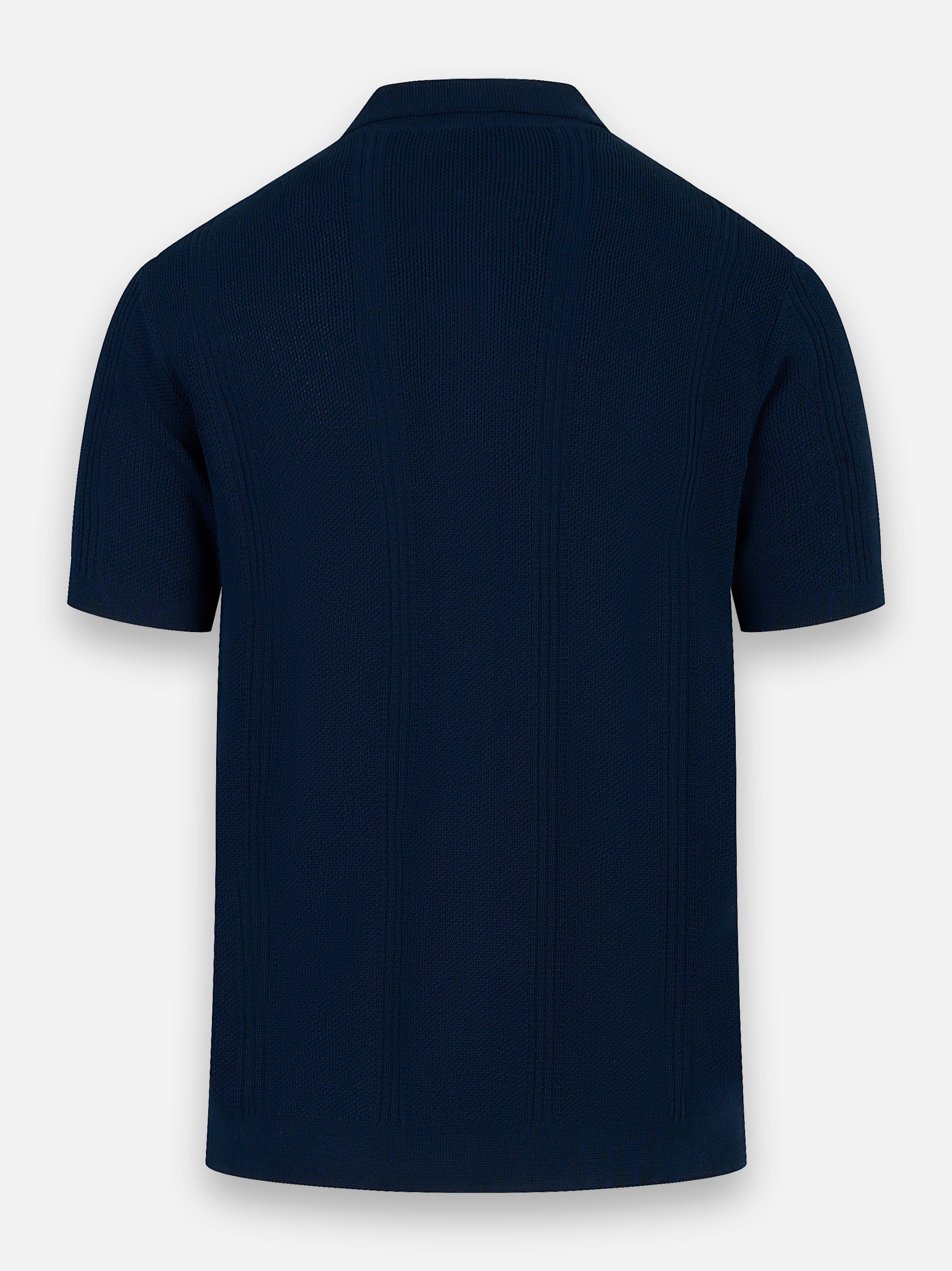 Polo camicia manica corta oversize Blu