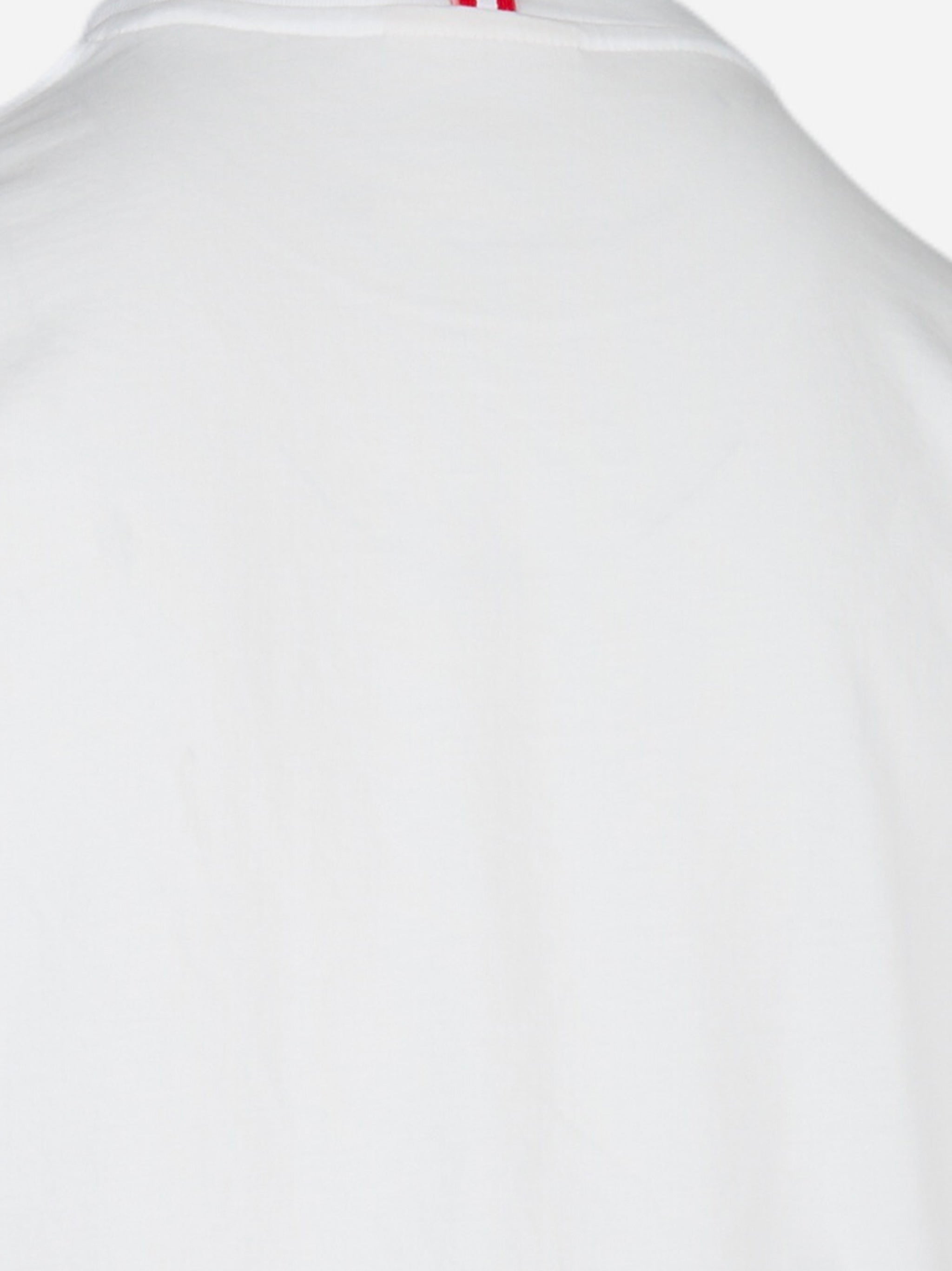 T-shirt manica corta con ricamo Not tonight Bianco