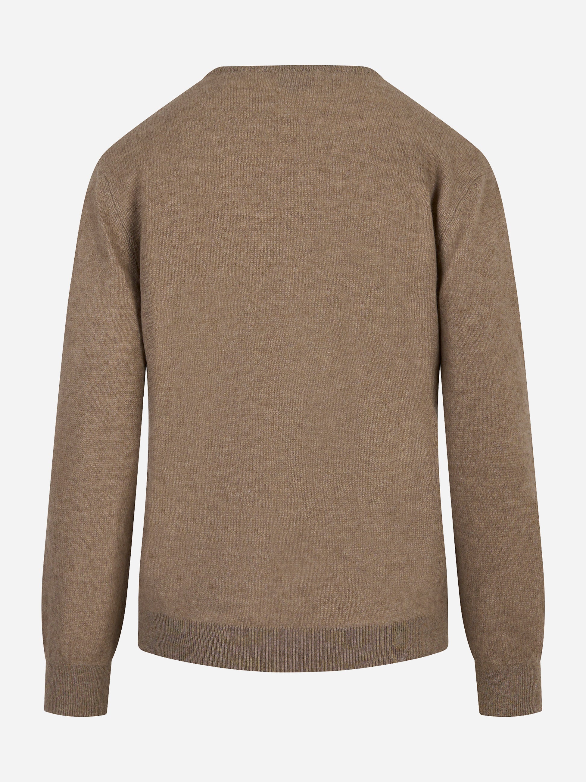 Maglia scollo V in cashmere Marrone