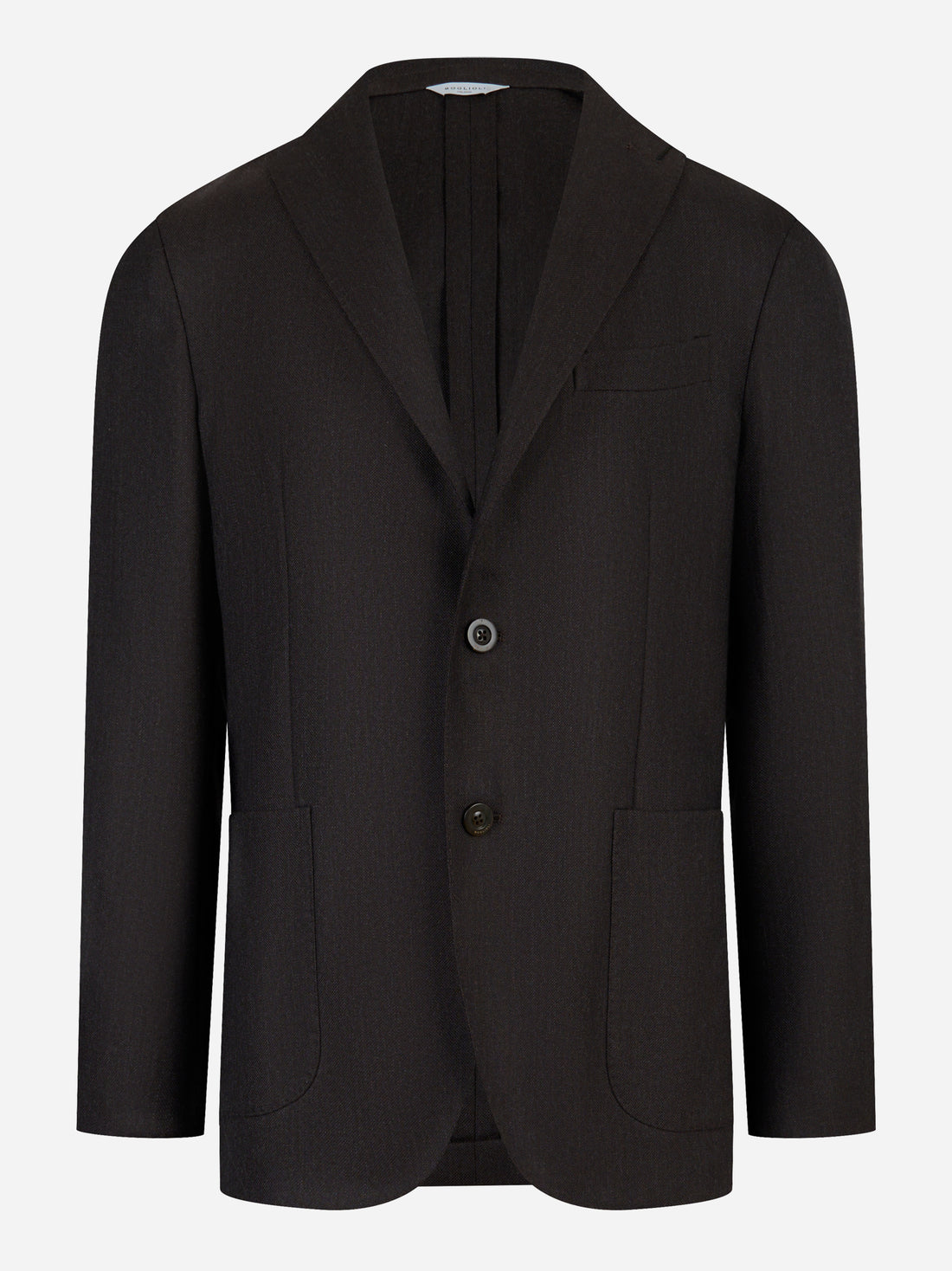 Blazer monopetto in lana Marrone