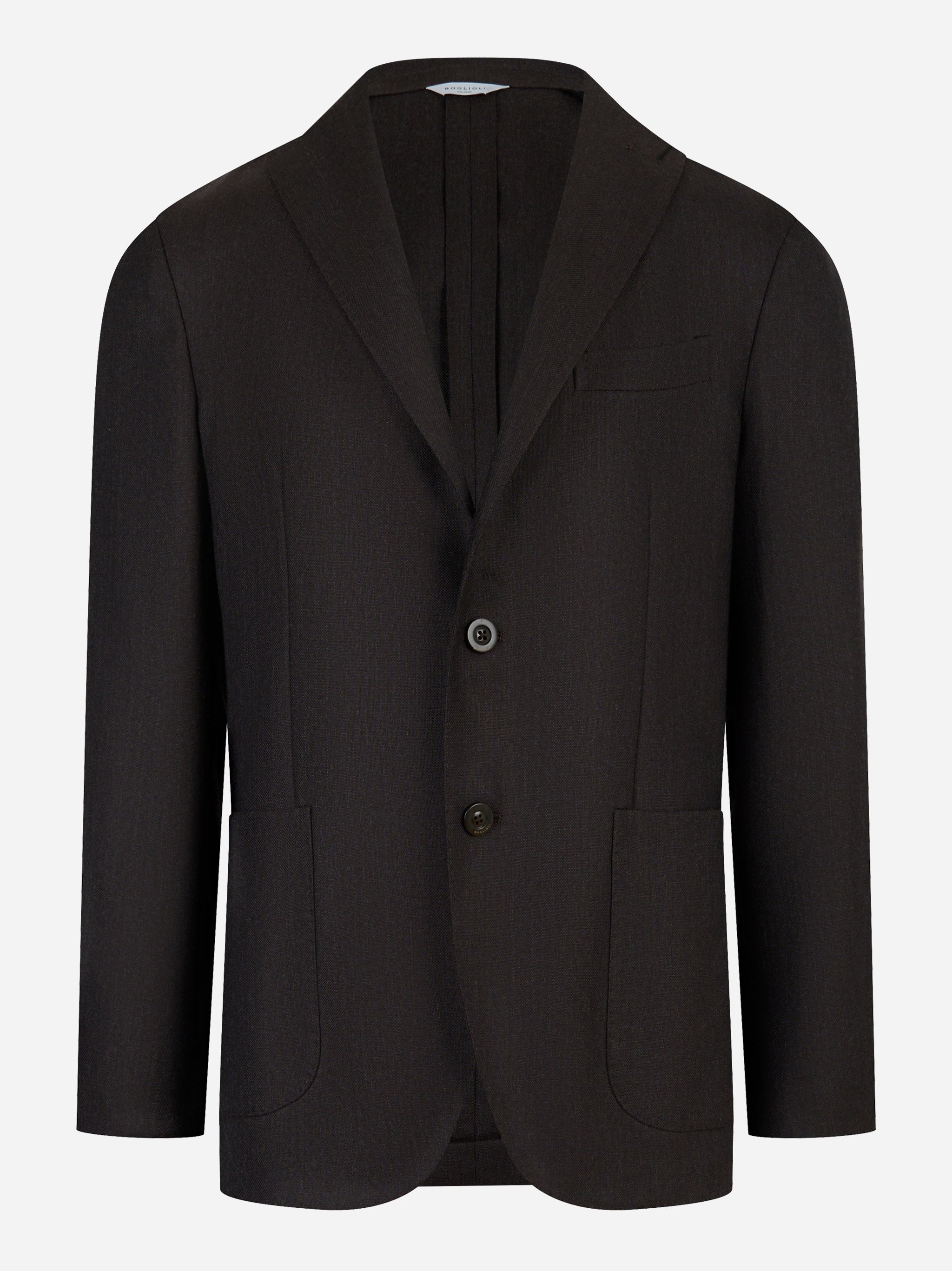 Blazer monopetto in lana Marrone