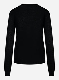 Maglia tricot in misto lana Nero
