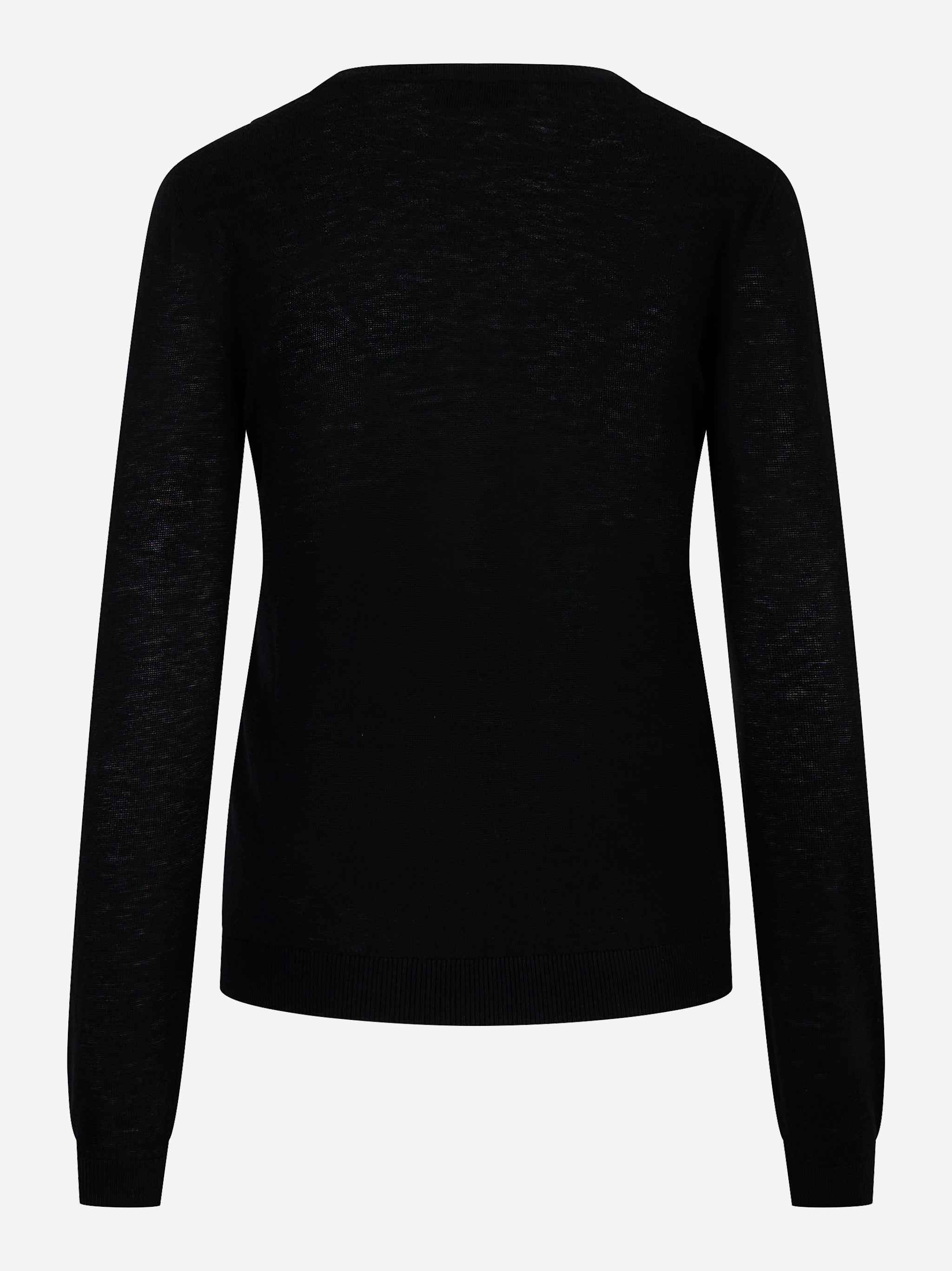 Maglia tricot in misto lana Nero