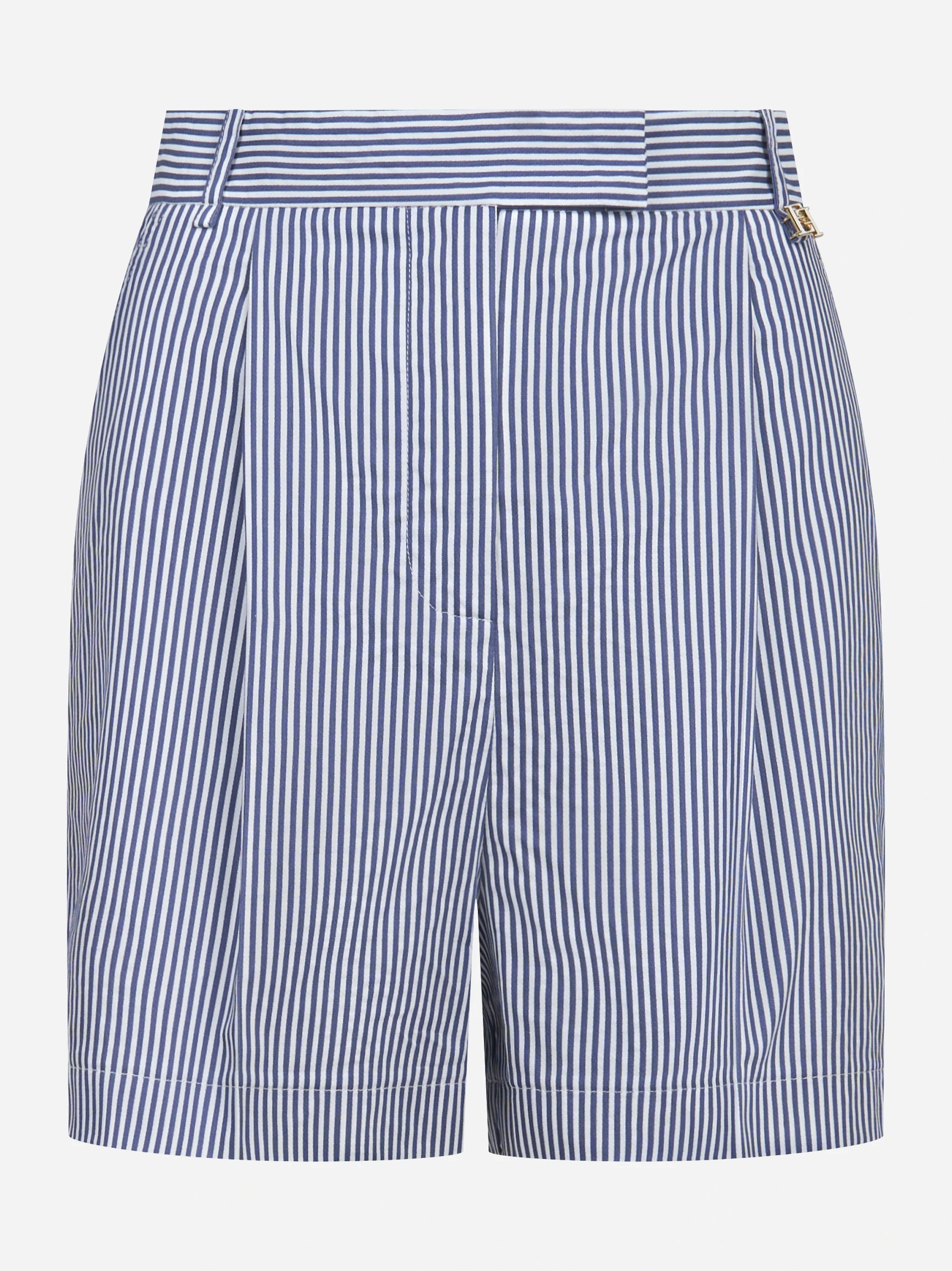 Shorts in cotone stretch a righe