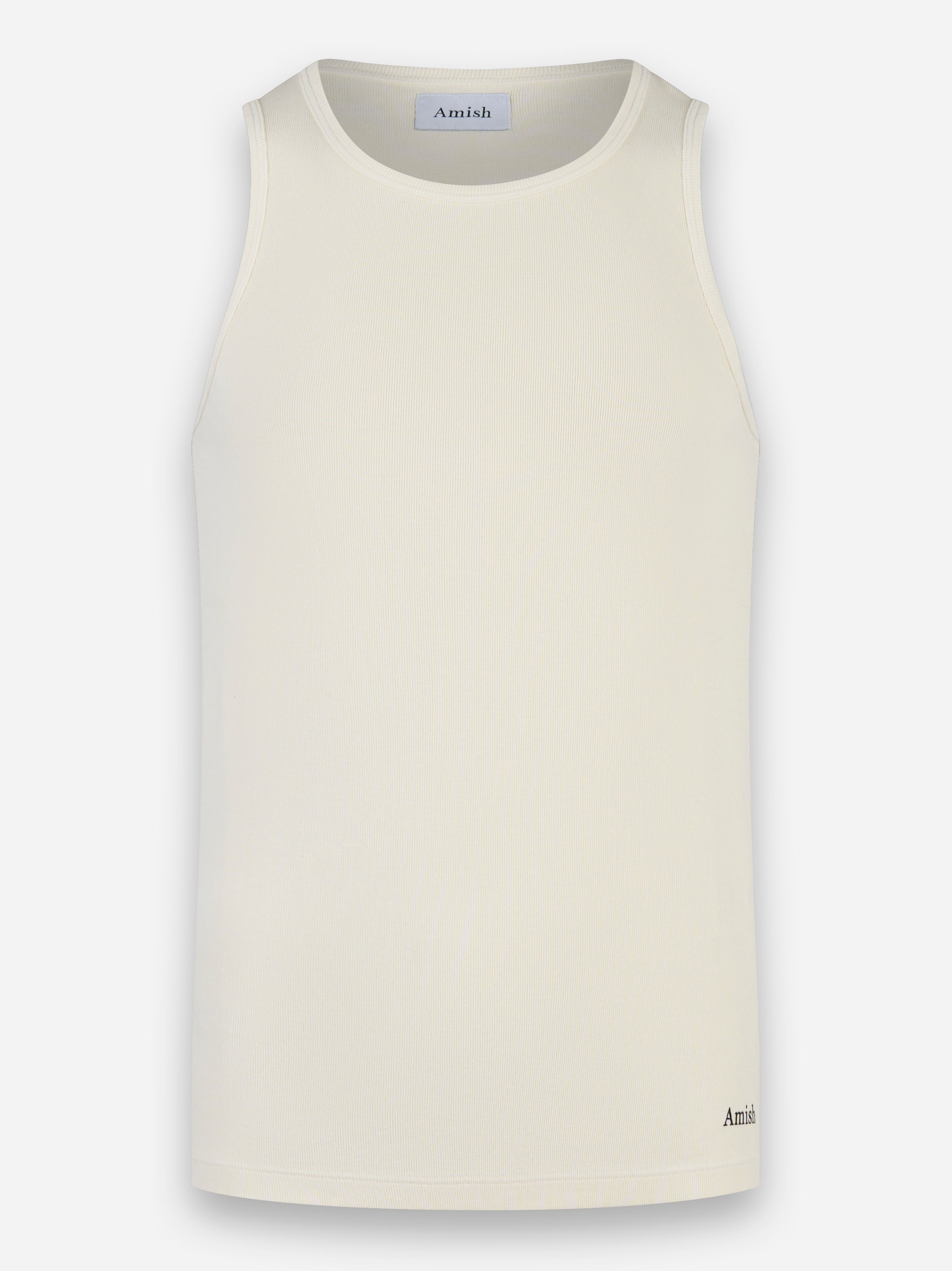 Tank top in cotone Bianco