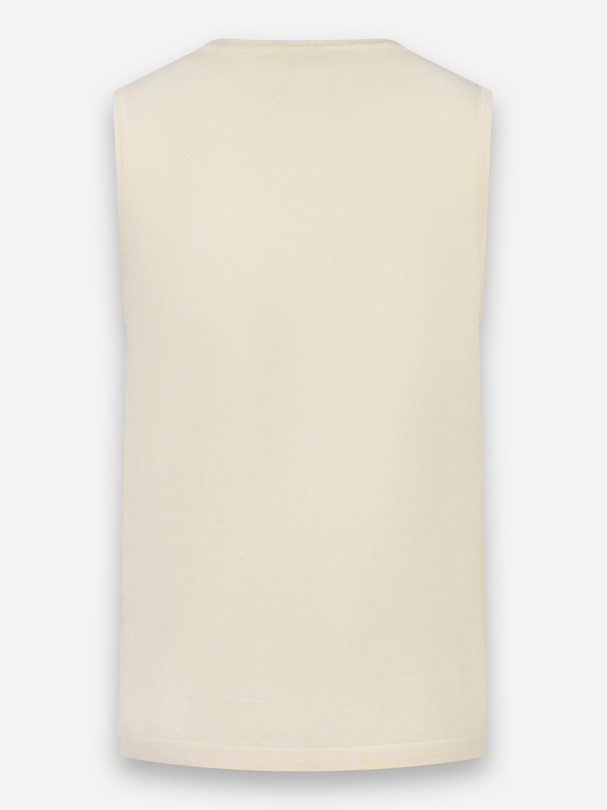 Tank top in maglia Bianco