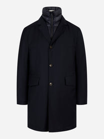 Cappotto tecnico con pettorina staccabile Blu