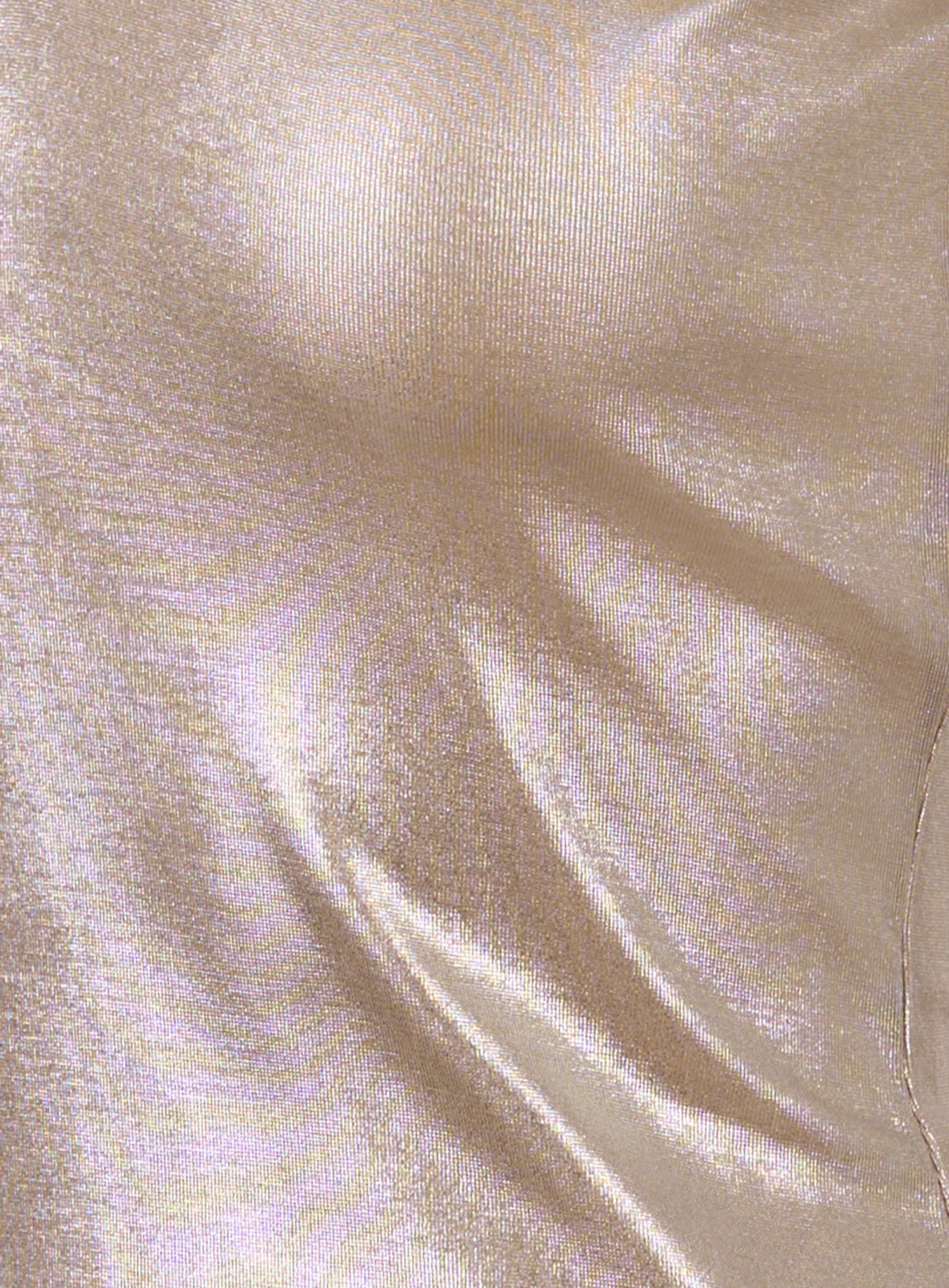 Canotta in jersey laminato Beige