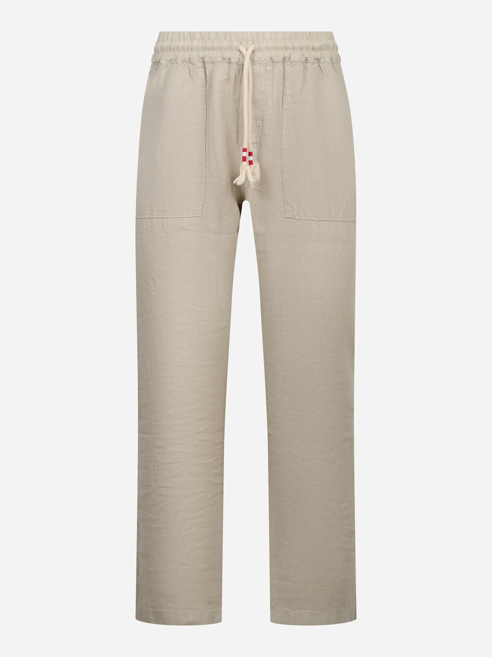 Pantalone Calais in lino beige