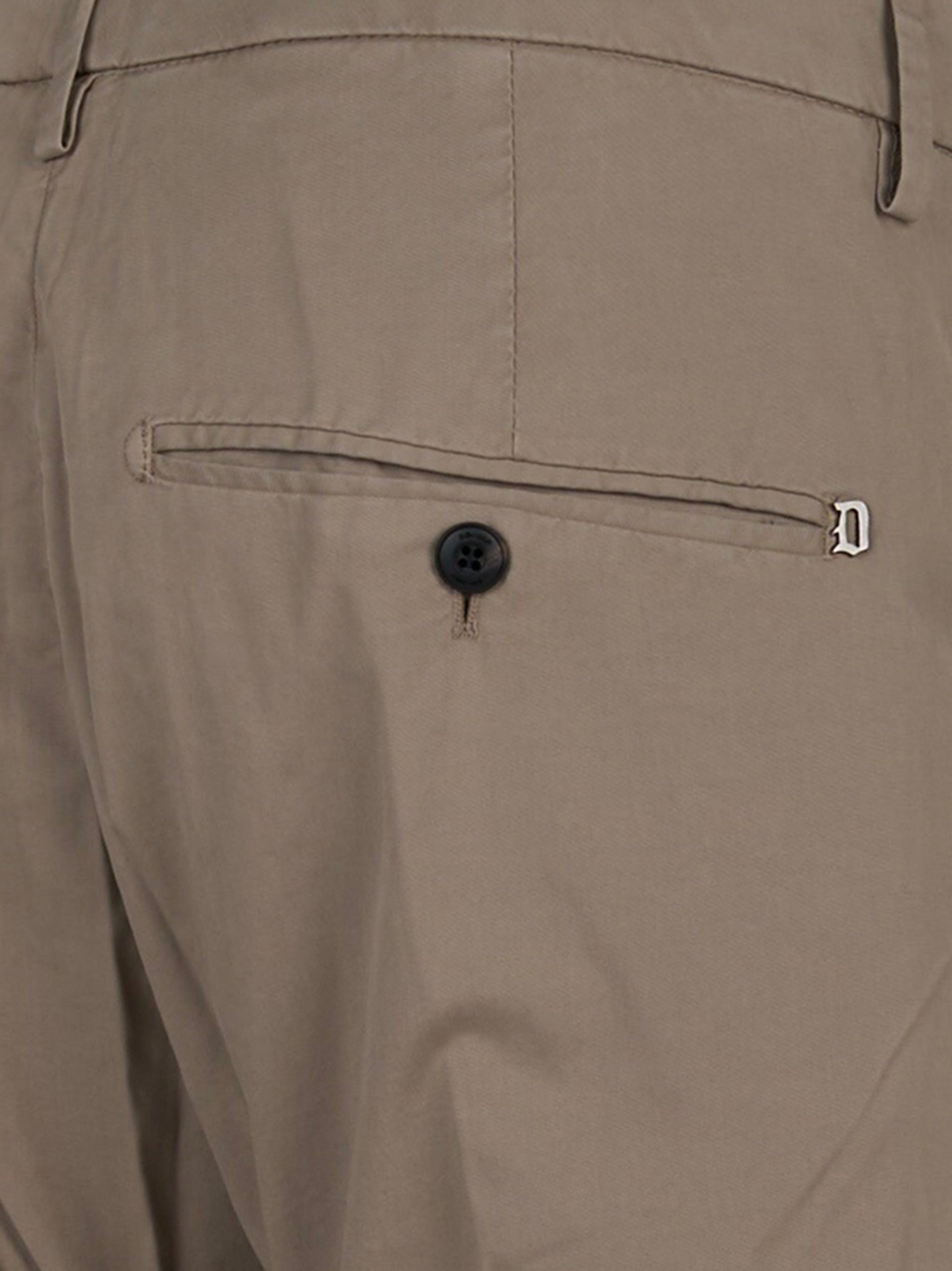Pantalone skinny fit in cotone stretch Gaubert Beige