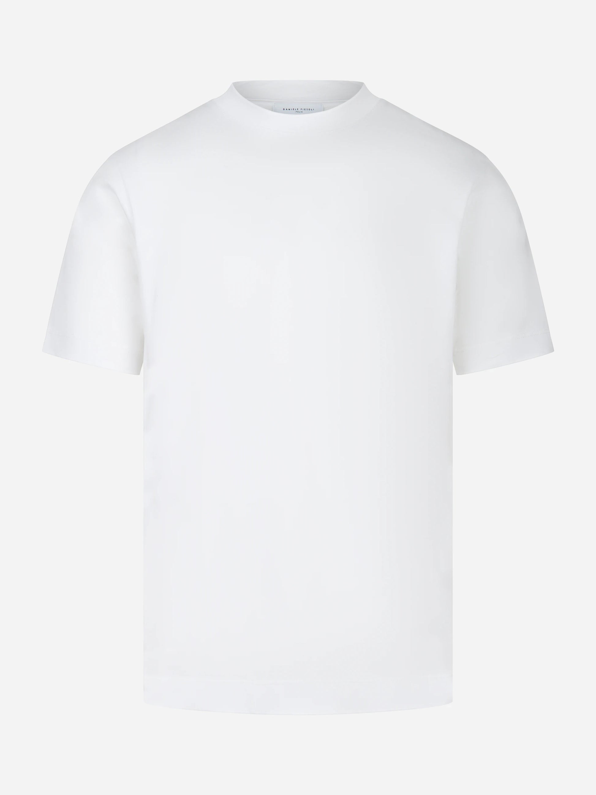 T-shirt slim in cotone bianca