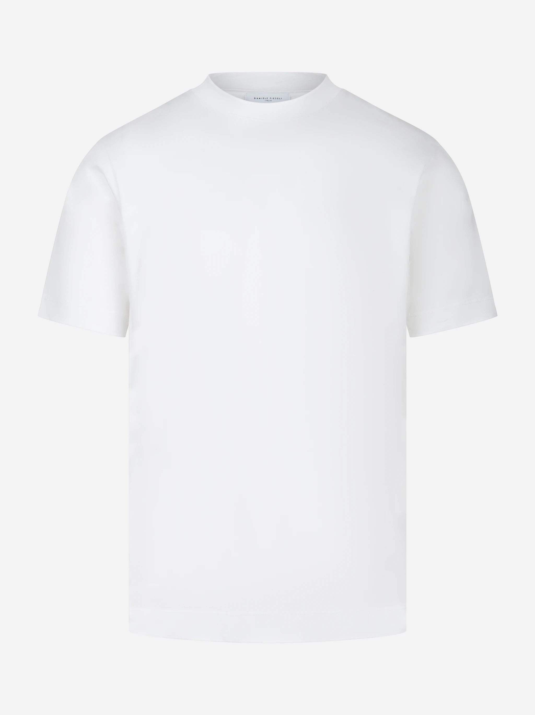 T-shirt slim in cotone bianca