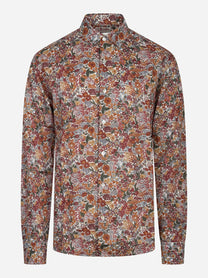 Camicia Sikelia in cotone con motivo floreale