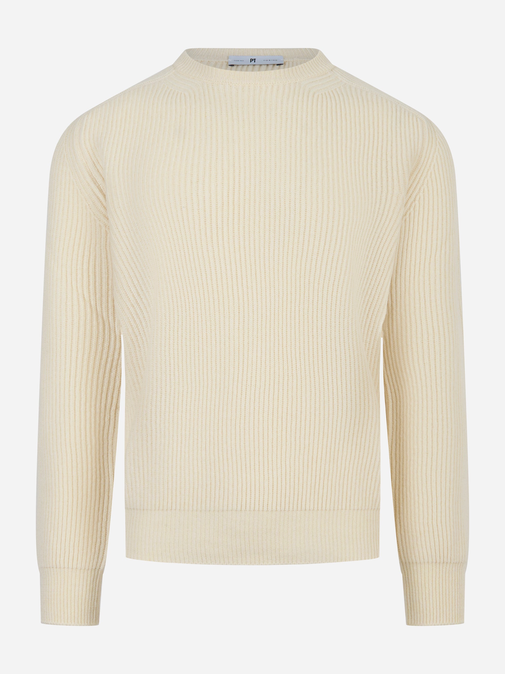 Maglia girocollo regular Bianca
