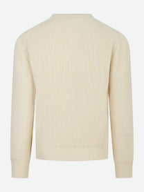 Maglia girocollo regular Bianca