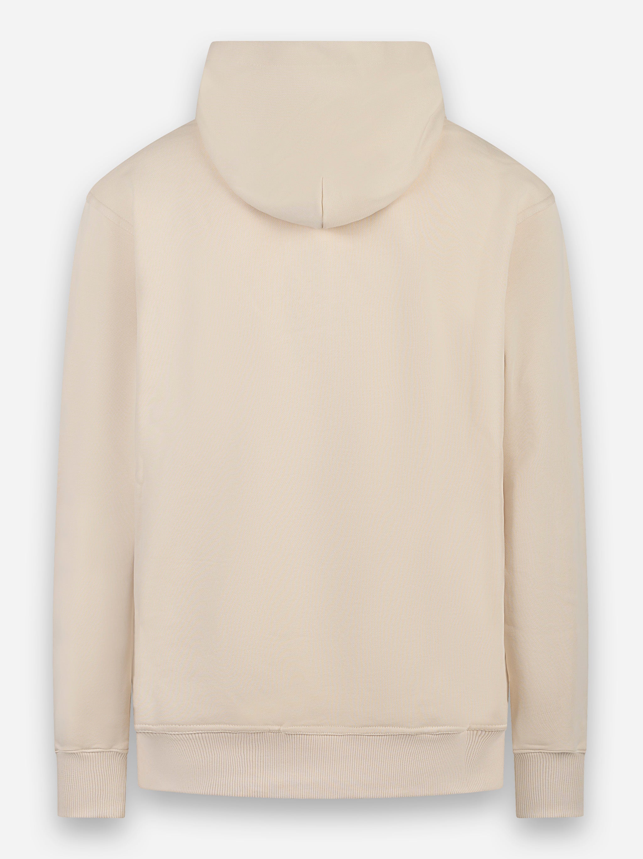 Hoodie con stampa logo Beige