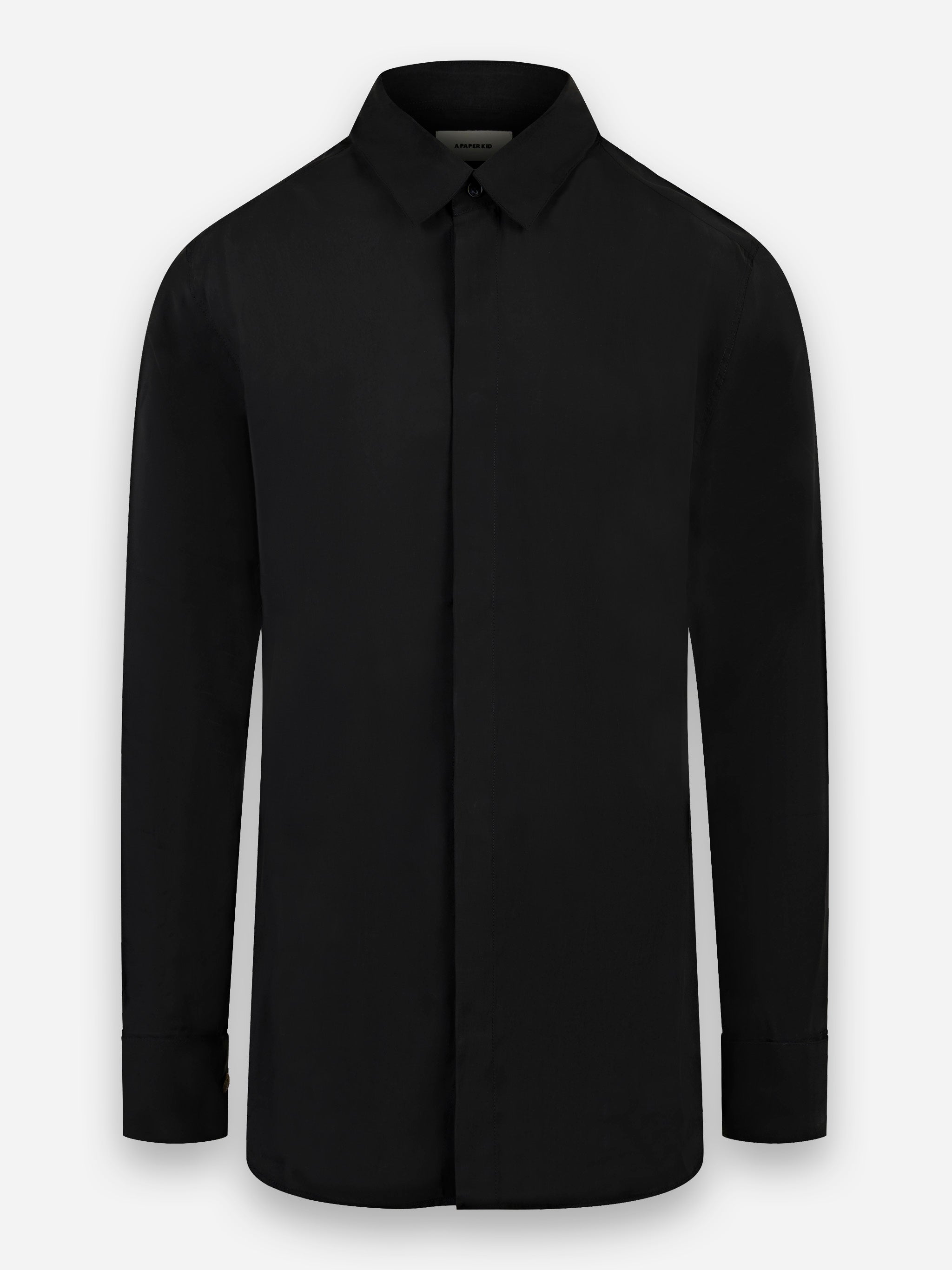 Camicia in modal Nero