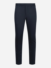 Pantalone Dieci in cotone stretch blu