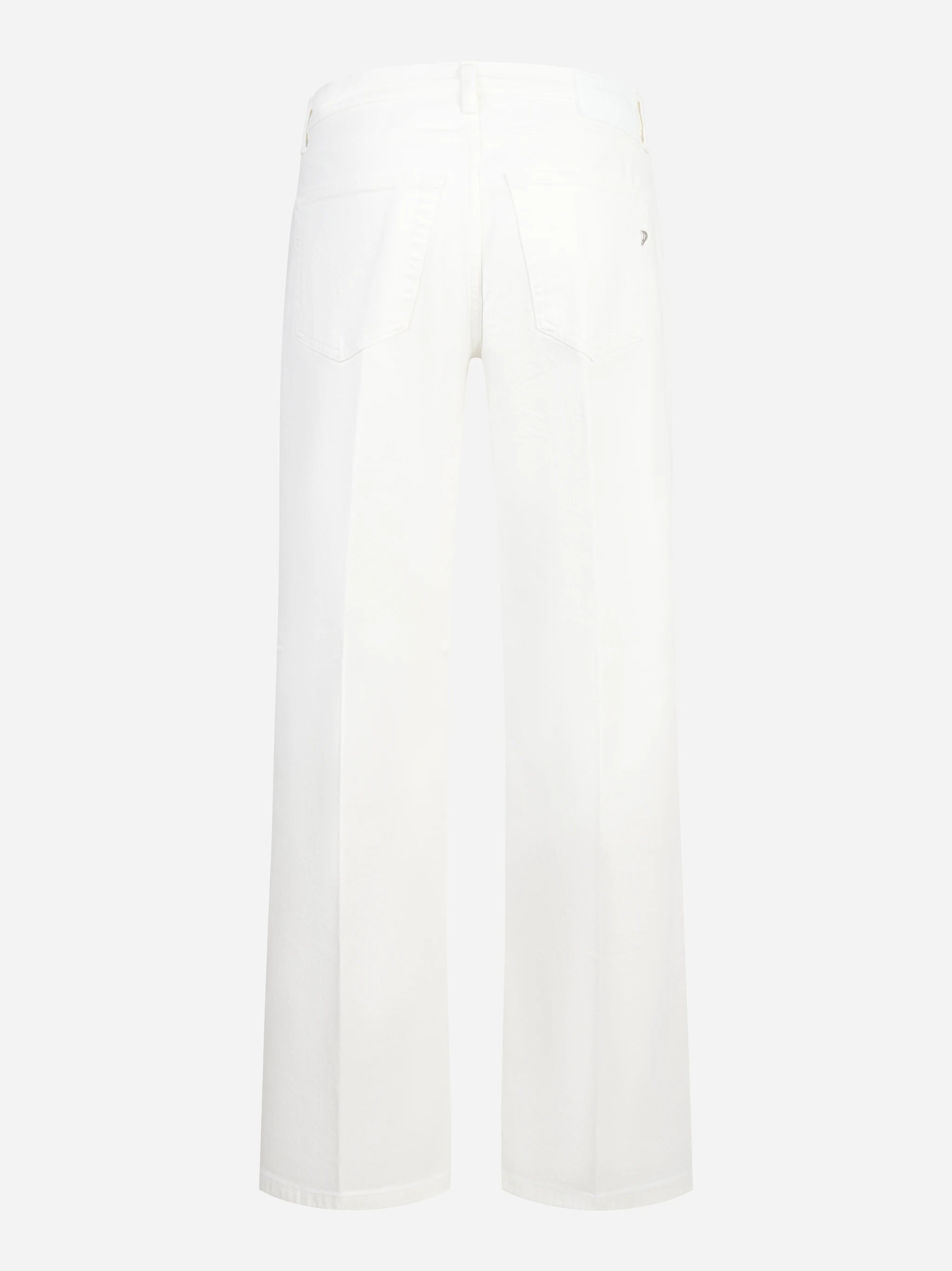 Jeans Jacklyn wide leg in bull stretch bianco