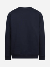 Felpa girocollo regular-fit blu