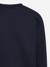 Felpa girocollo regular-fit blu