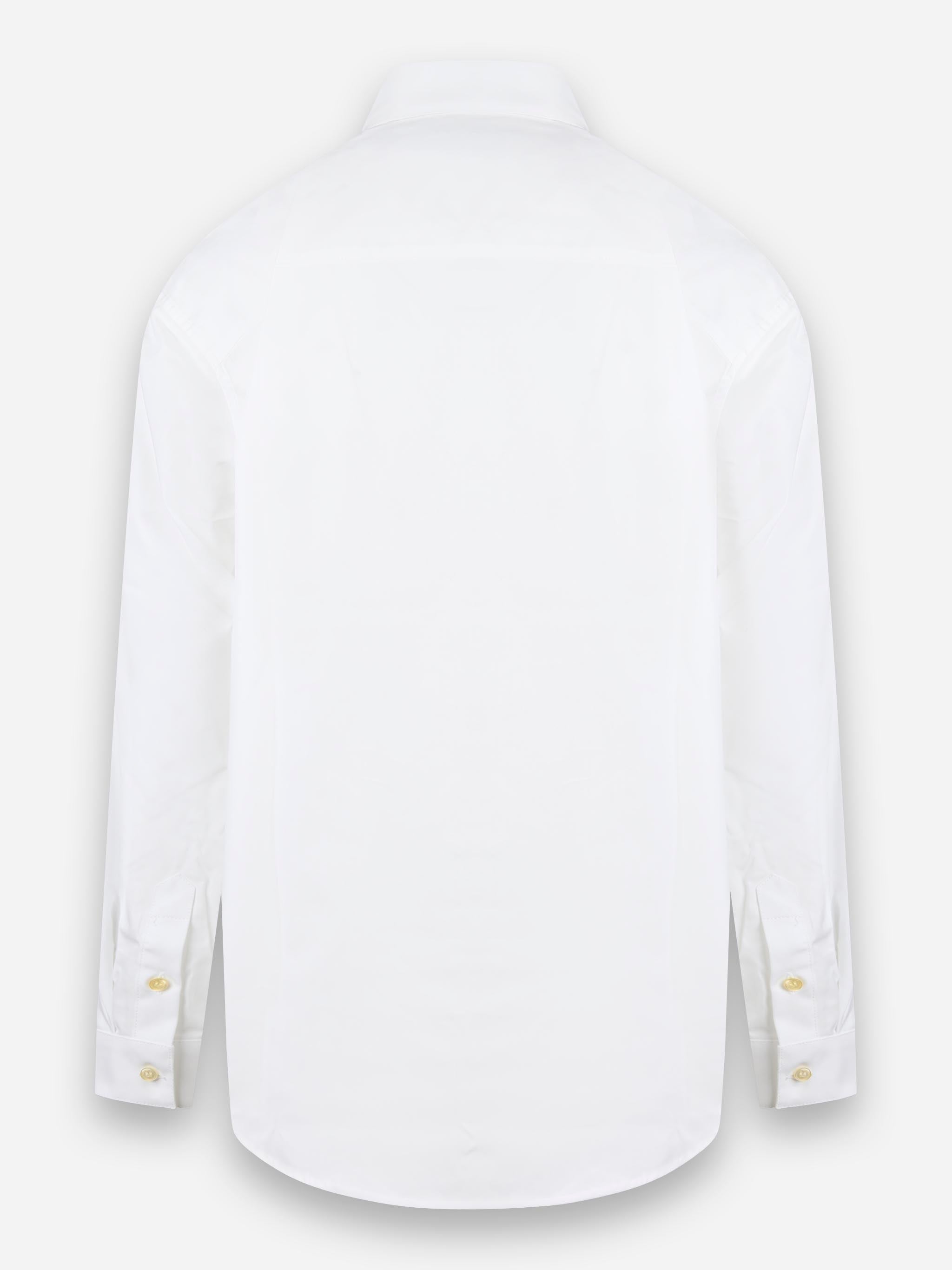Camicia oversize in popeline di cotone Bianco