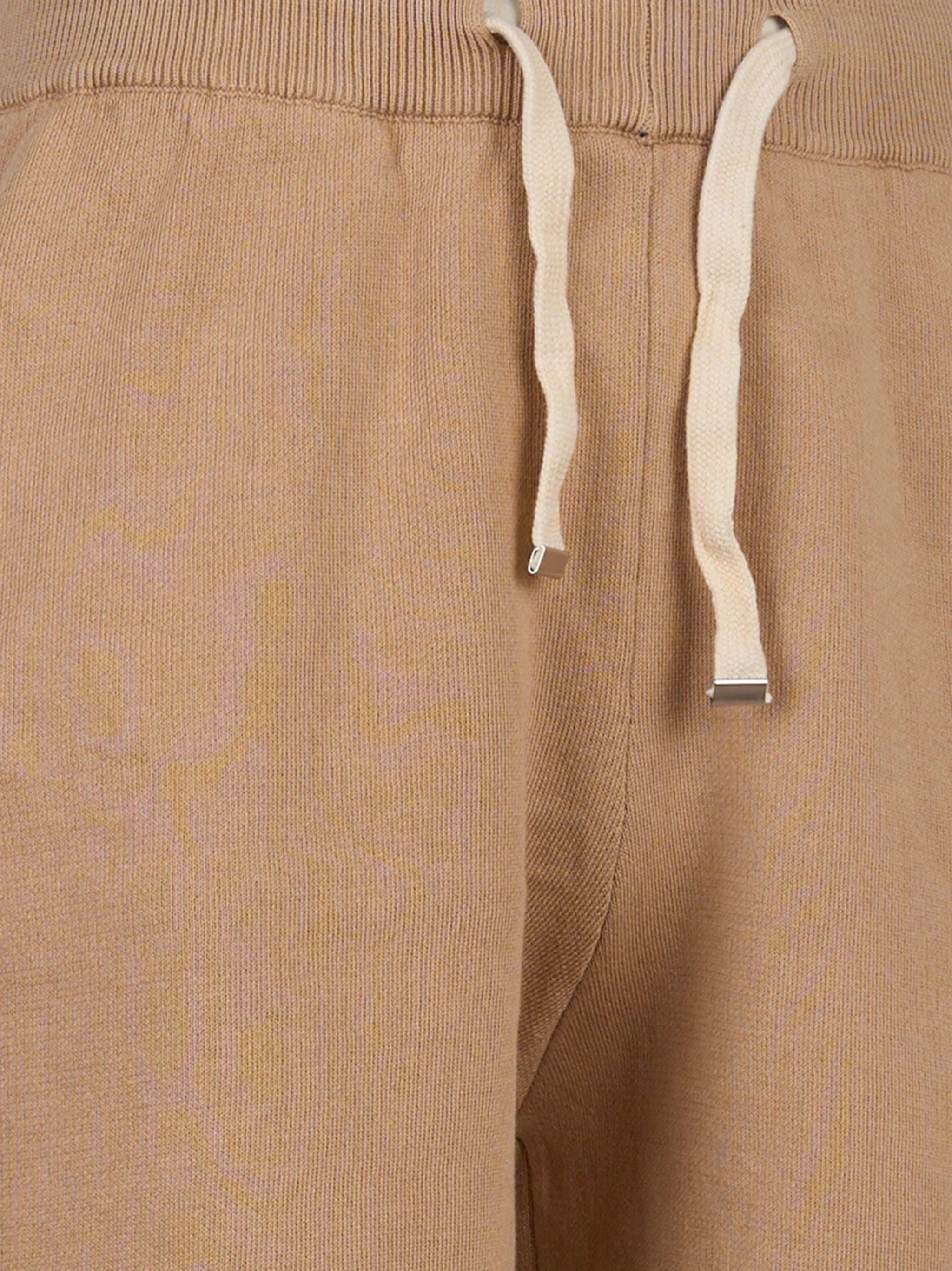 Shorts in cotone Beige