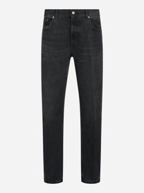 Jeans loose fit Ervin in denim fermo nero