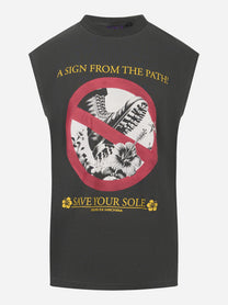 T-shirt Save Your Sole grigia