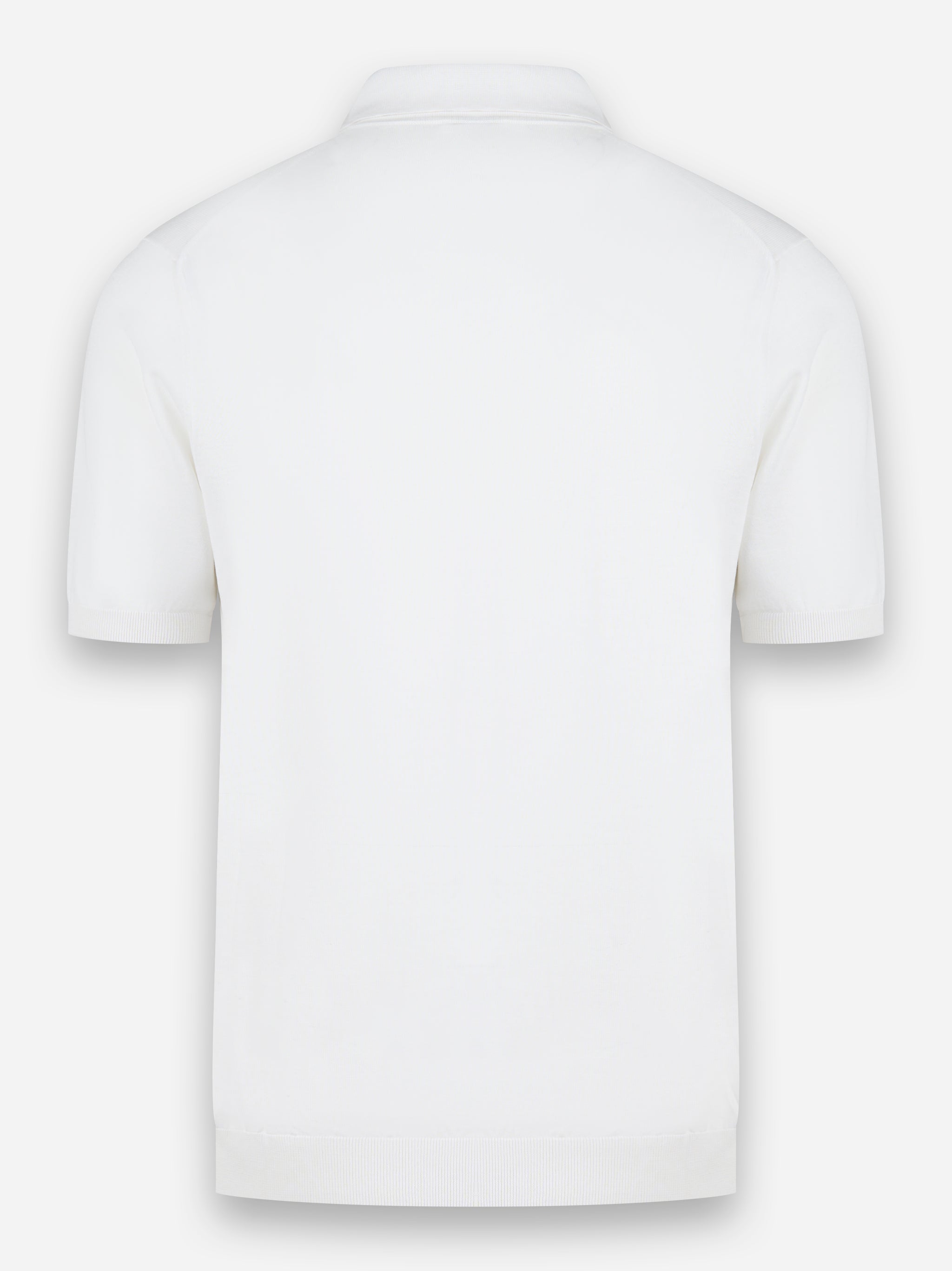Polo manica corta in cotone Bianco
