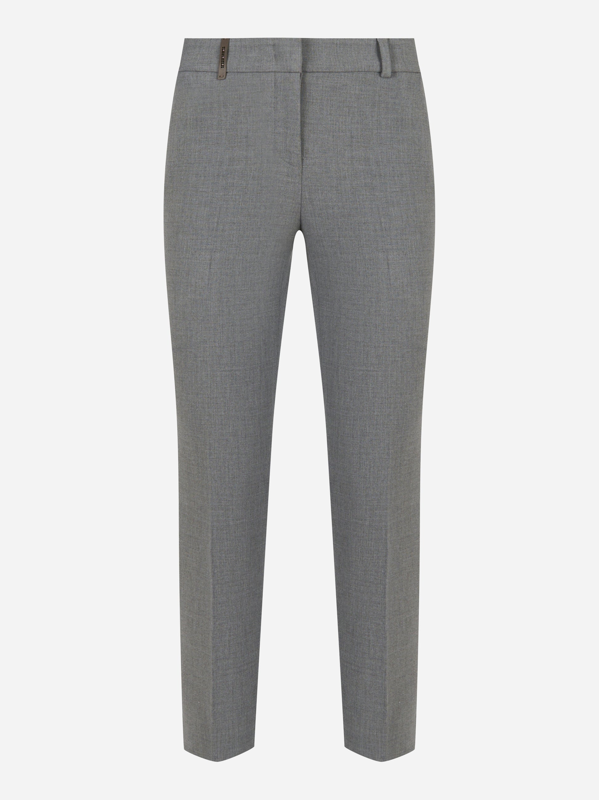 Pantalone tela tecnica double compatta e bielastica Grigio