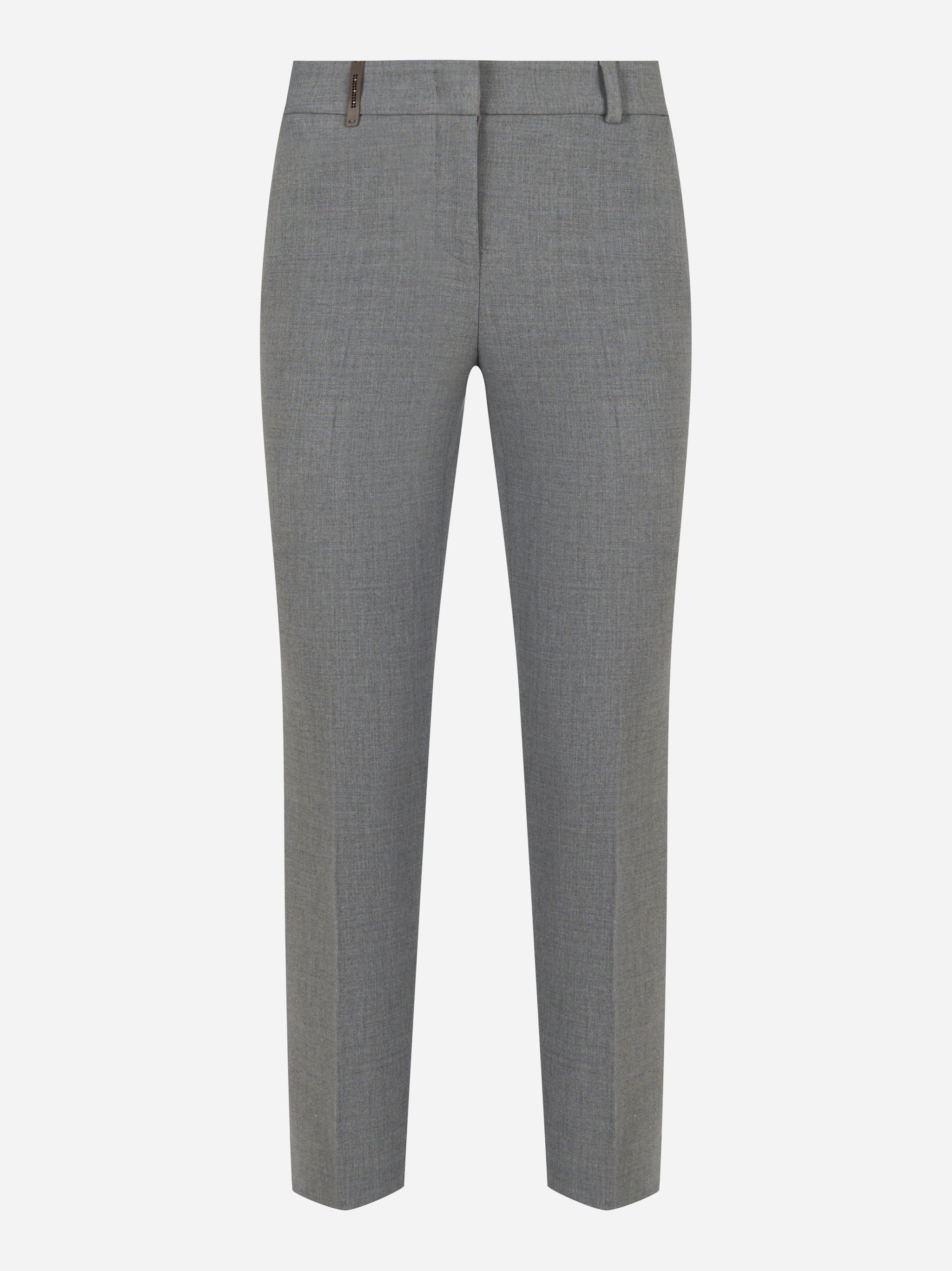 Pantalone tela tecnica double compatta e bielastica Grigio