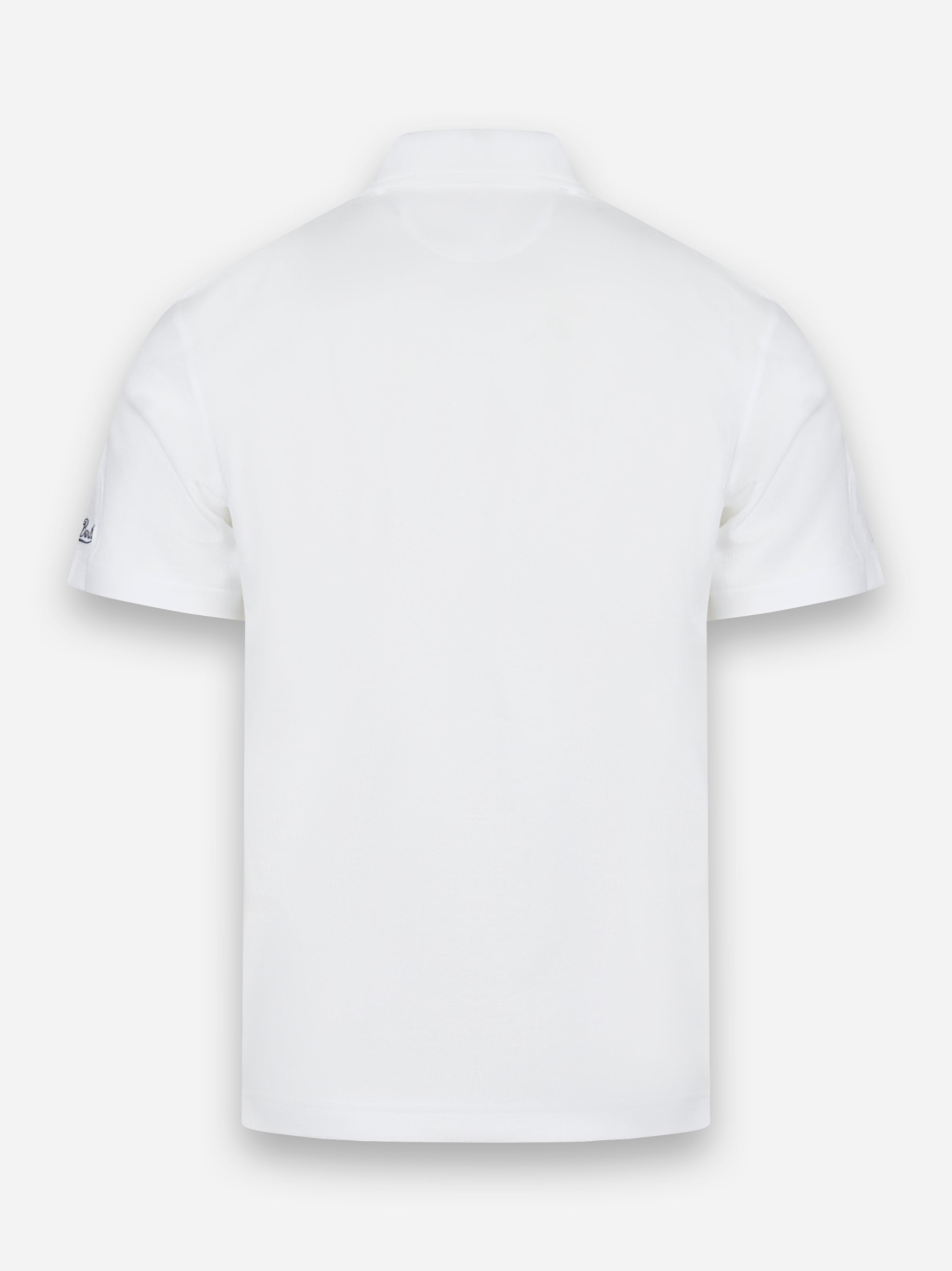 Polo Jeremy in jersey di cotone Bianco
