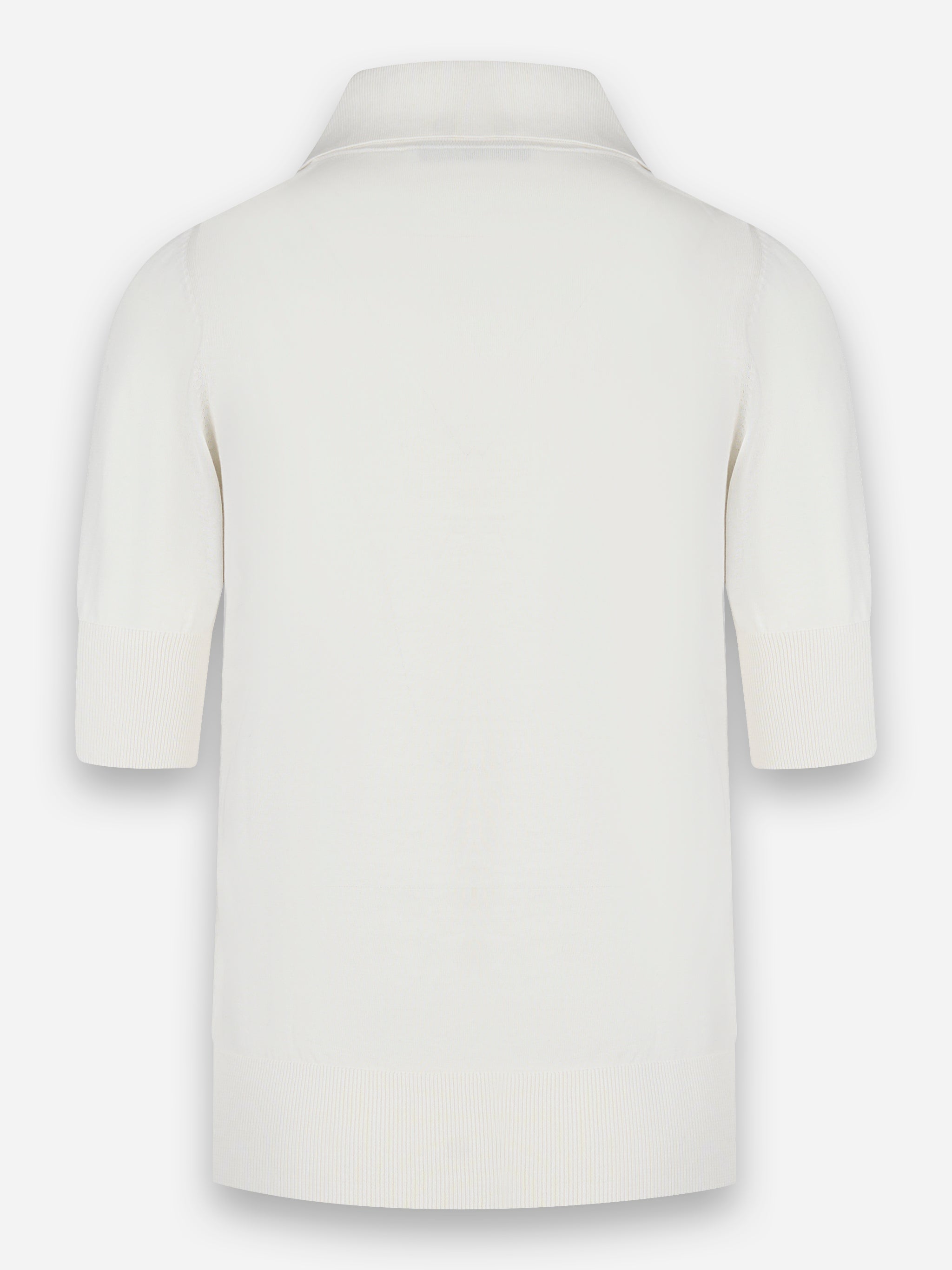 Polo manica corta in cotone Bianco