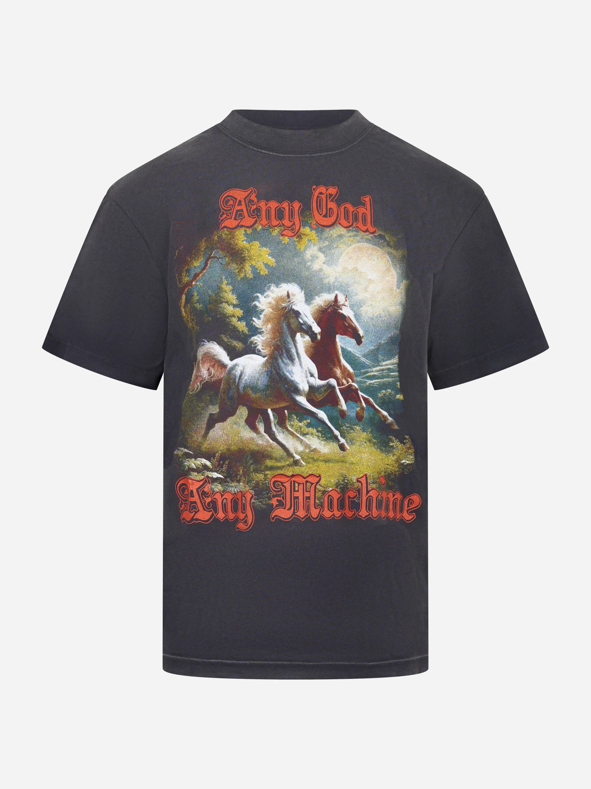 T-shirt Horseplay nera