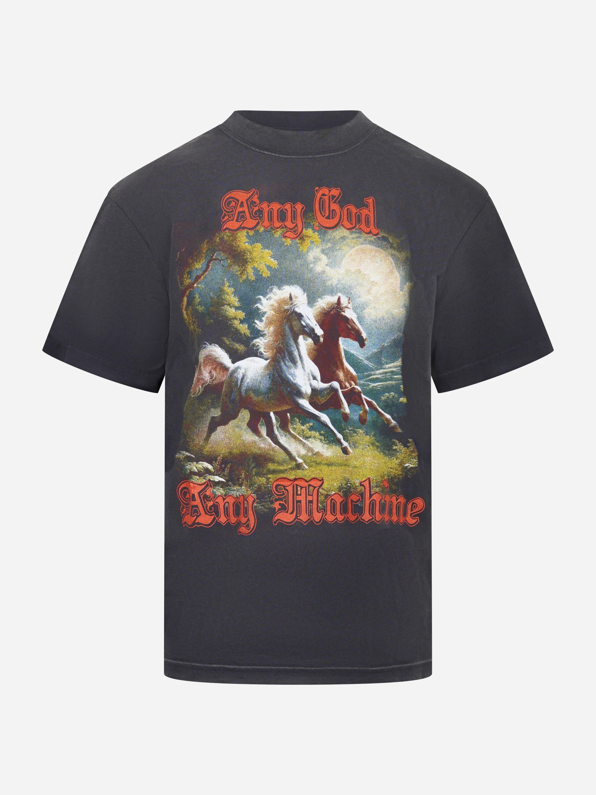 T-shirt Horseplay nera